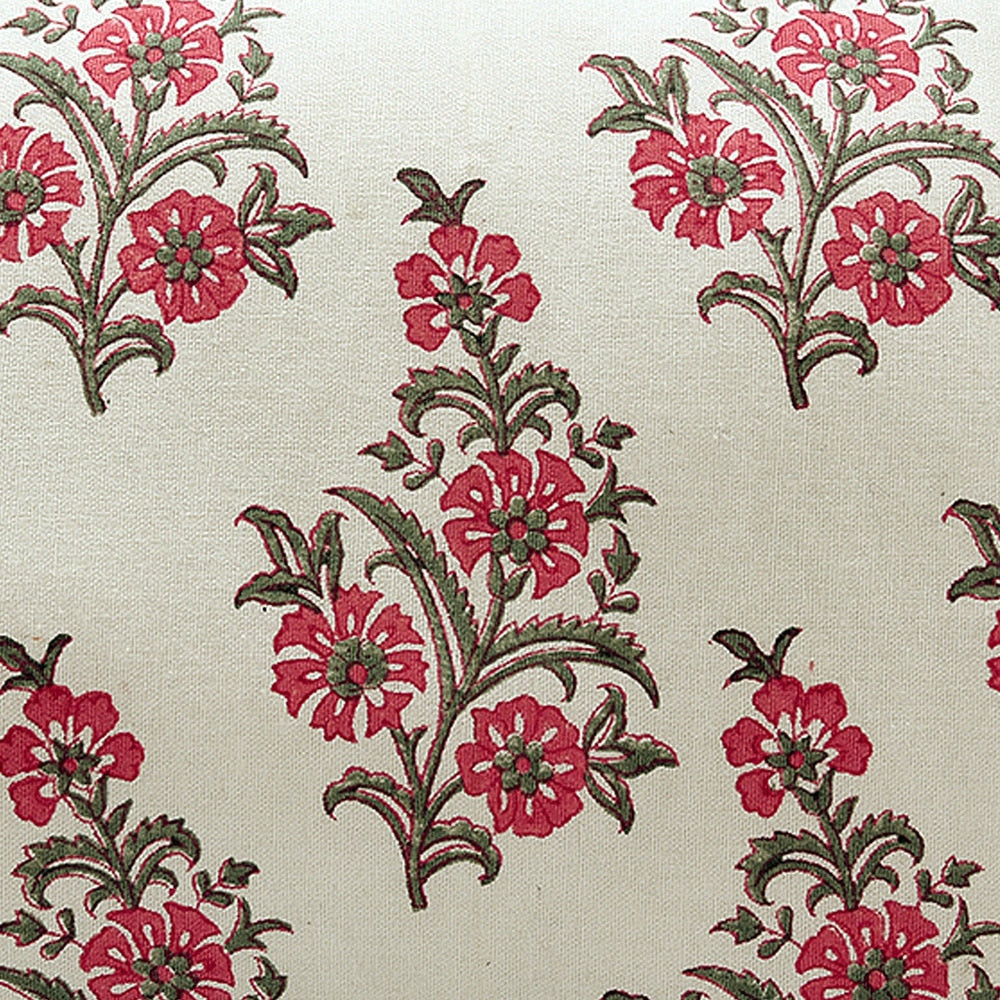 Wooden Block Print Throw Pillow Cushion Cover…