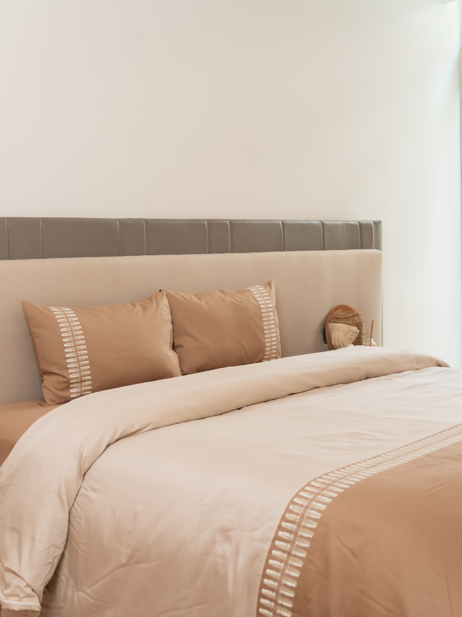 Elise Hazel Beige Oats Beige Dreams Duvet Cover Set