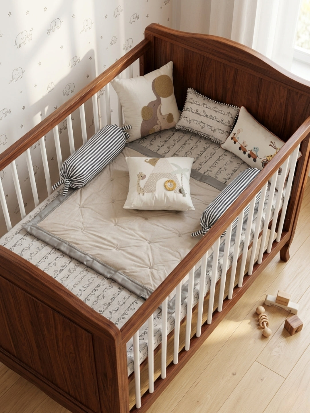 Wild Wonders Baby Bedding Set (9 PC Set)