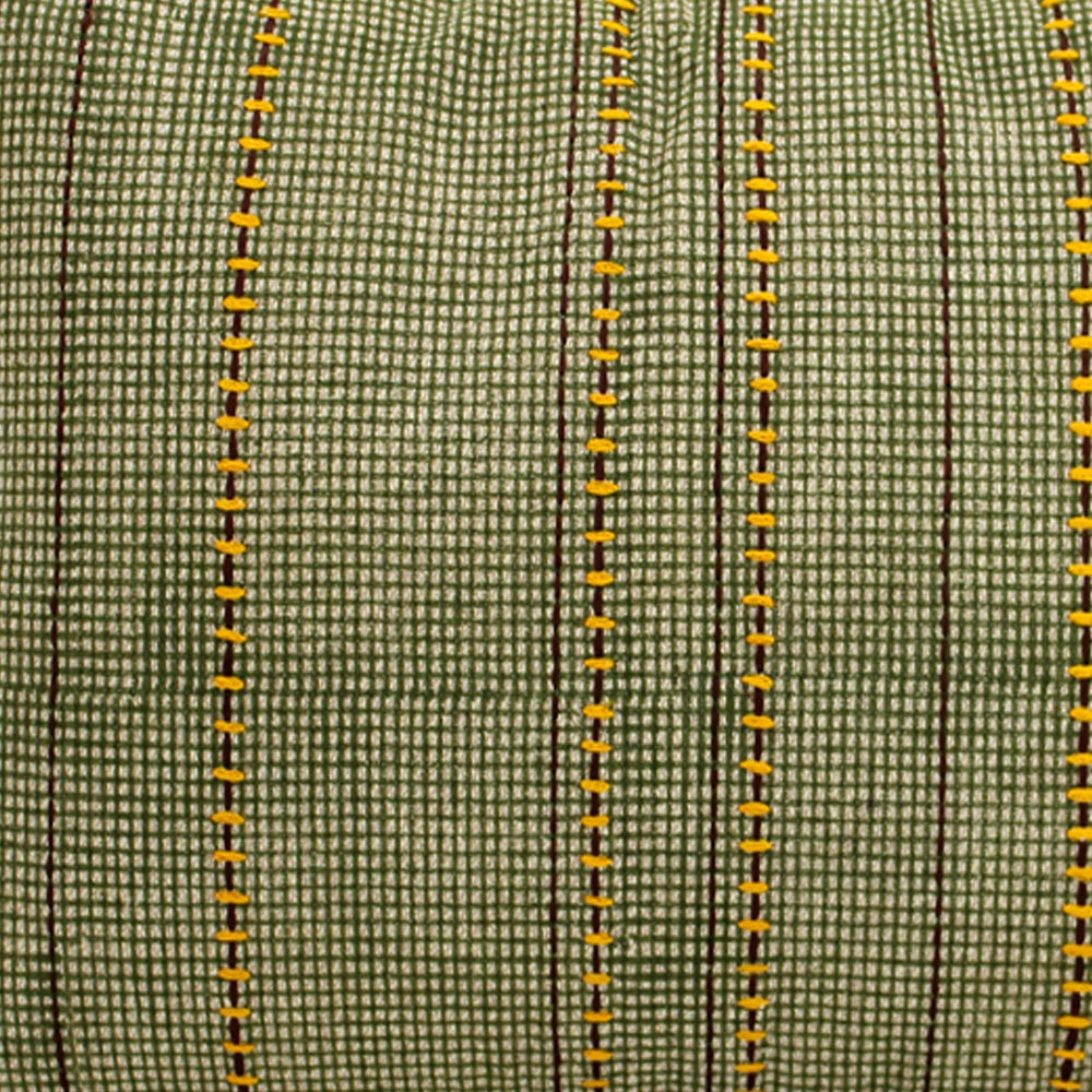 Handmade Block Printed Cushion Covers Green Color 1 Piece (12" X 18")…