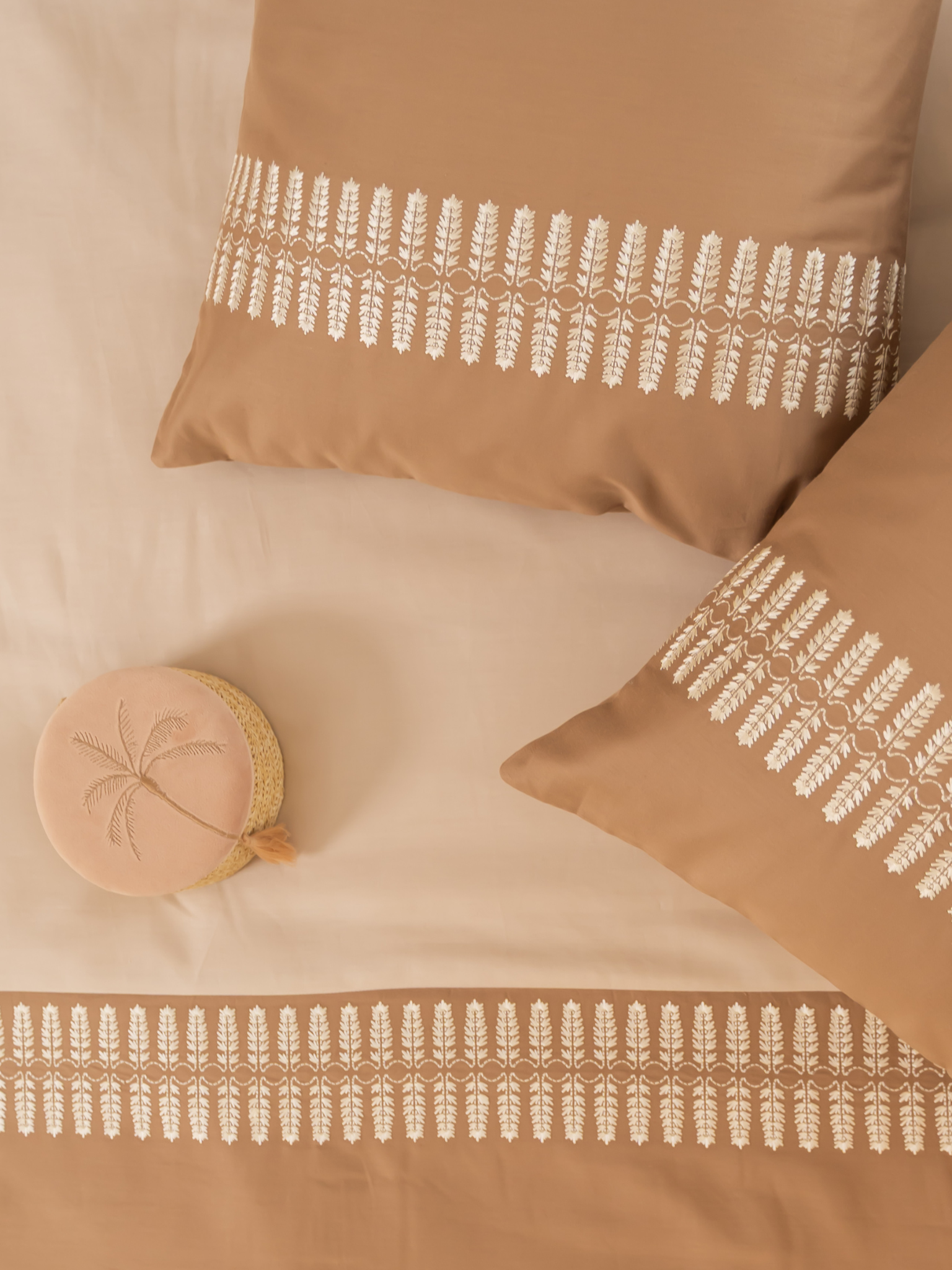 Elise Hazel Beige Oats Beige Dreams Duvet Cover