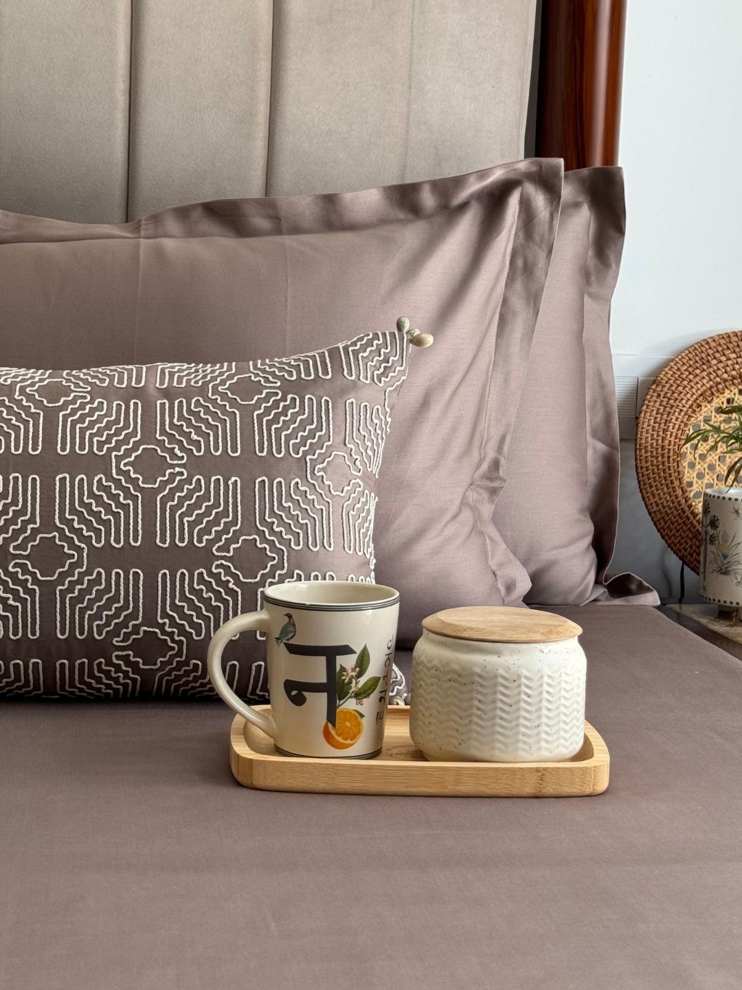 Madrid Taupe Treasure Bedsheet Set