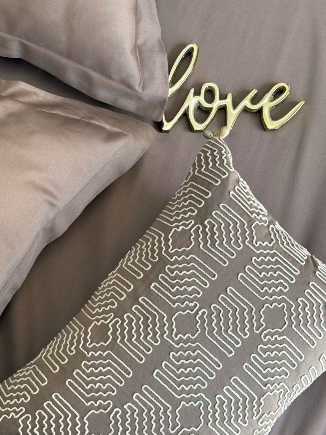 Madrid Taupe Treasure Bedsheet Set