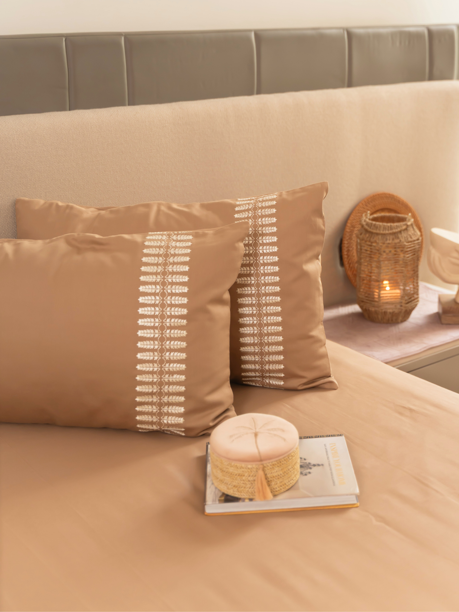 Elise Hazel Beige Oats Beige Dreams Duvet Cover Set