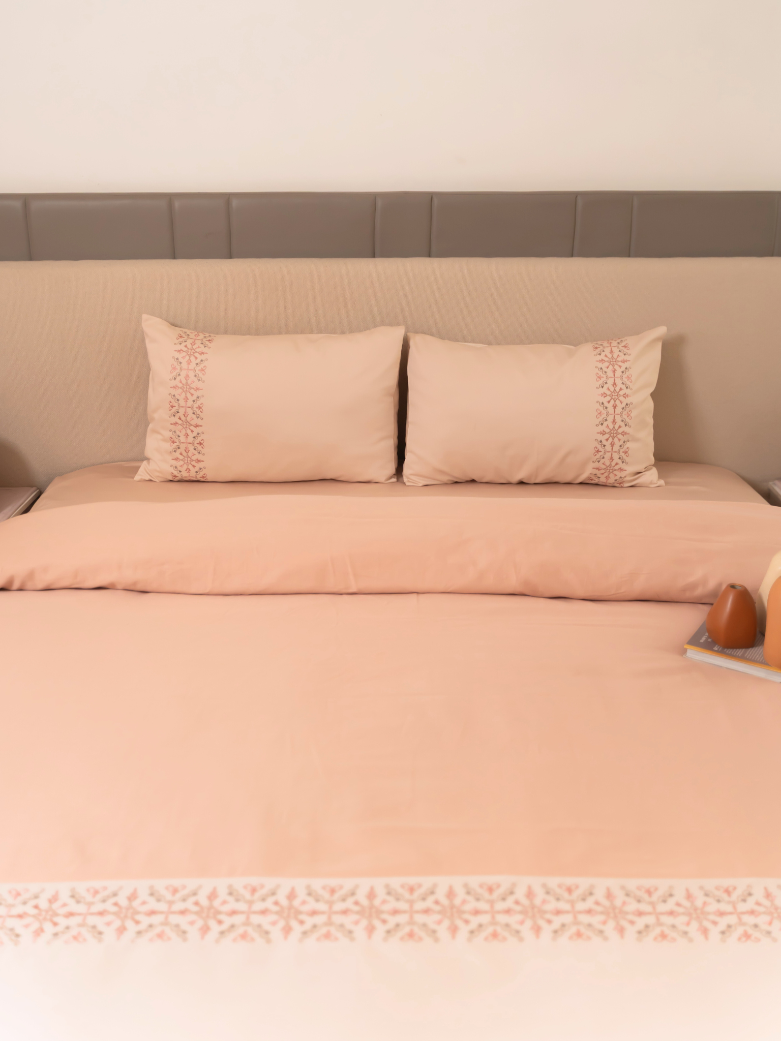 Luna Buff Rose Dreams Duvet Cover