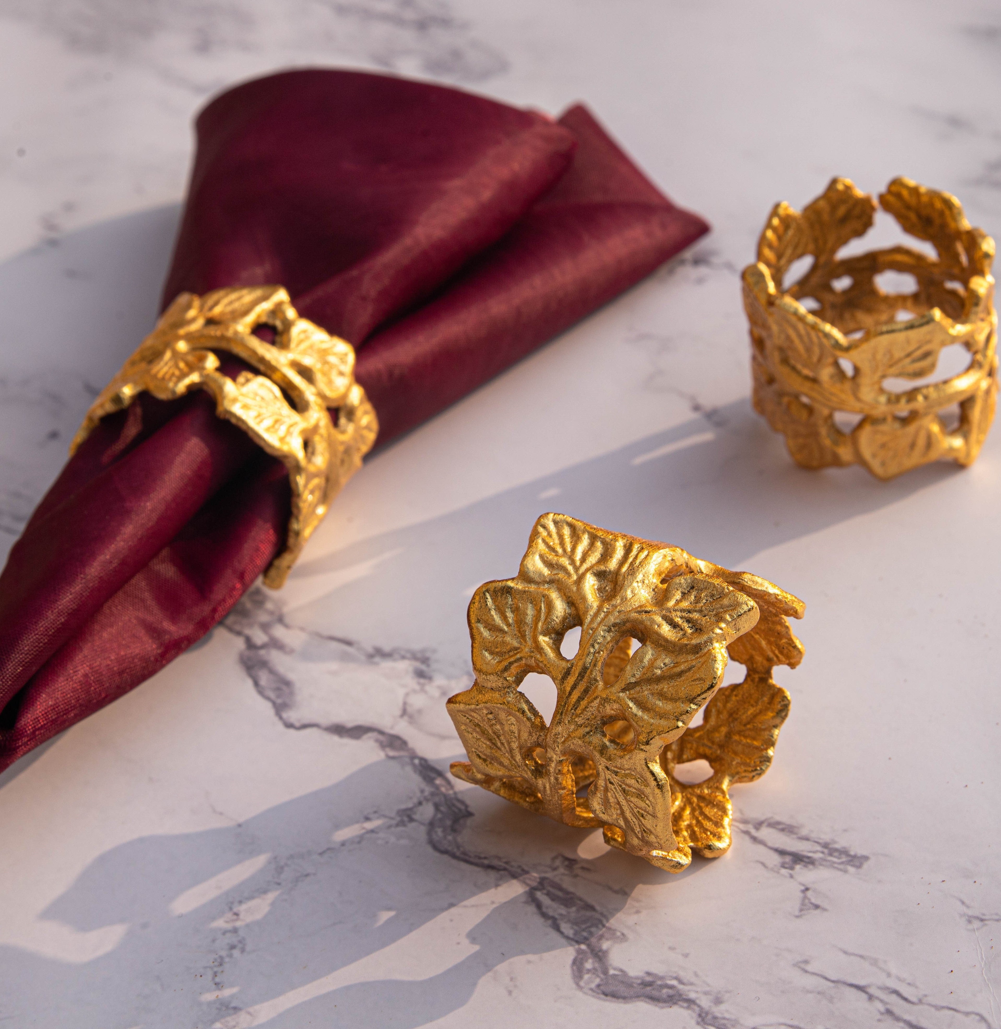 Auric Napkin Rings Set of Six