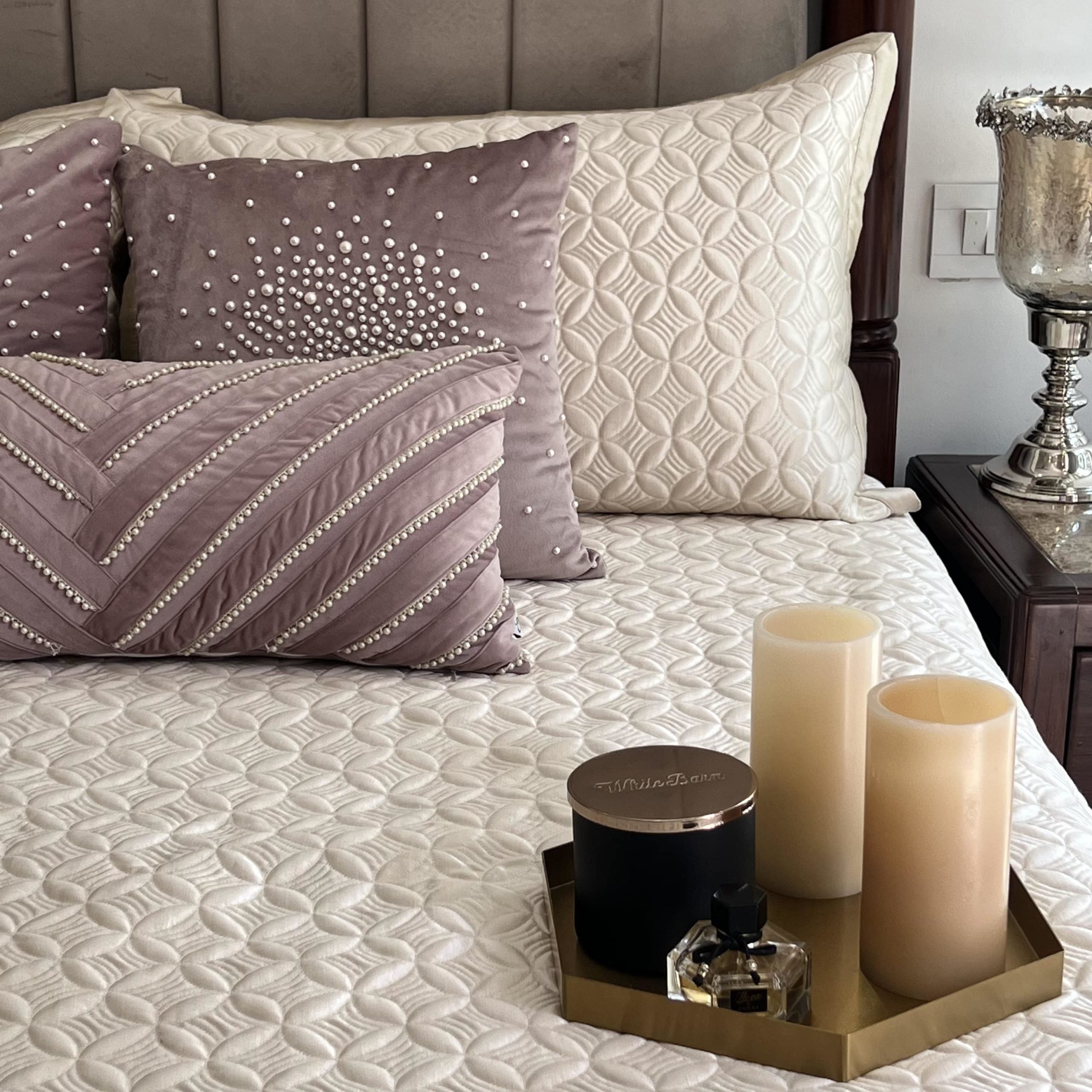 Rosetta Ivory Bedspread
