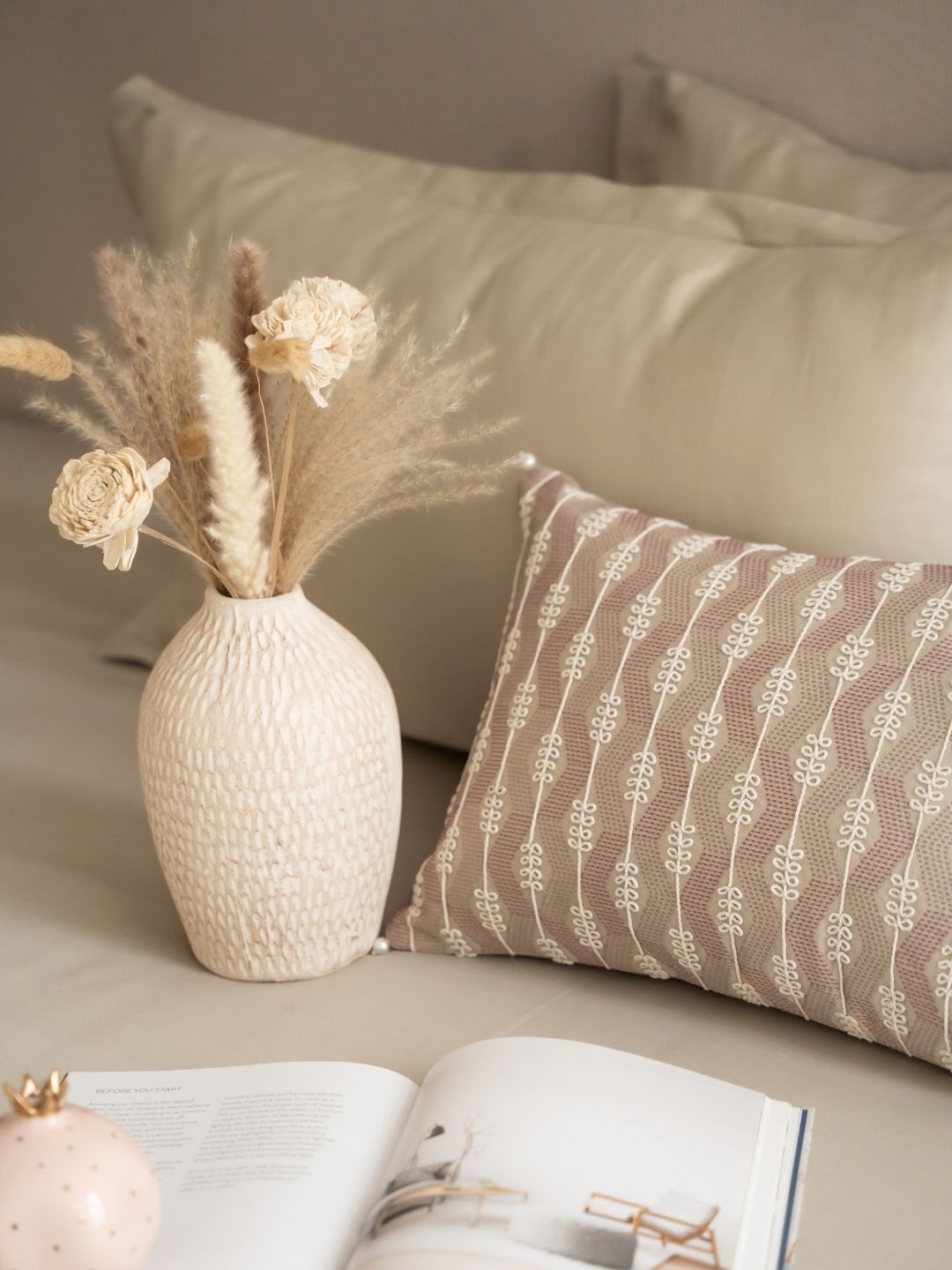 Abyss Beige Treasure Bedsheet Set