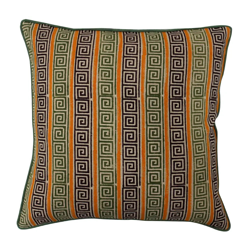 Printed Multi Color Cotton Cushion Covers Multi Color 1 Piece (16" X 16")…