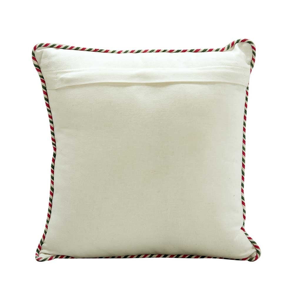 Sadyaska Hand Block Home Decore Print Throw Pillow Case Cushion Cover, 16"x16"