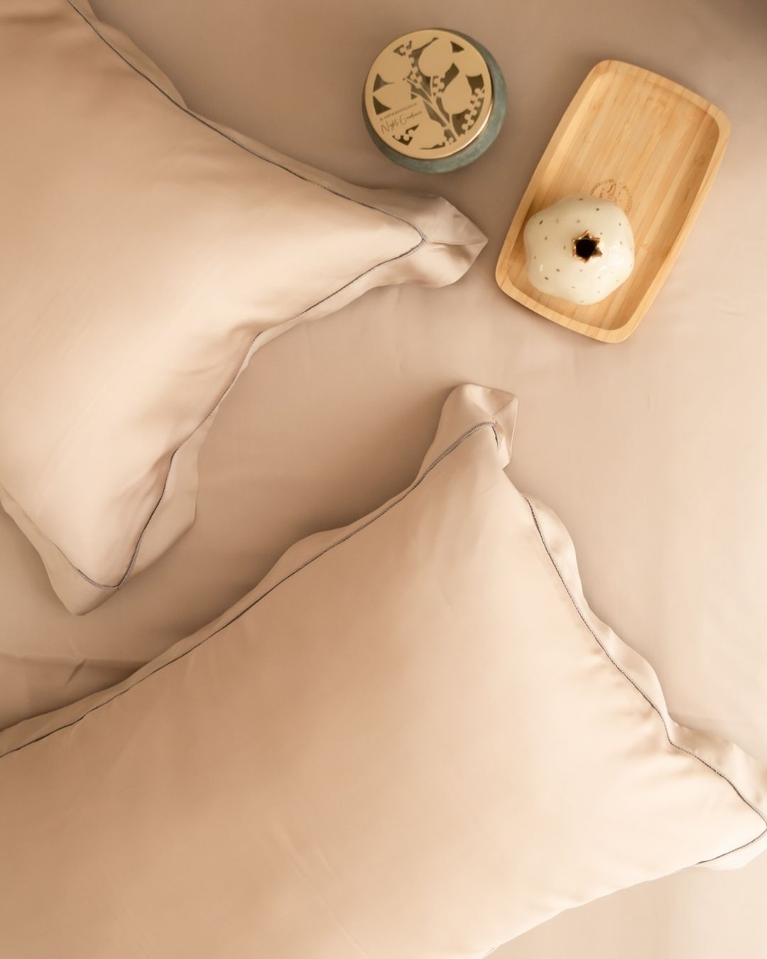 French Rose Tencel Bedsheet Set with Lace