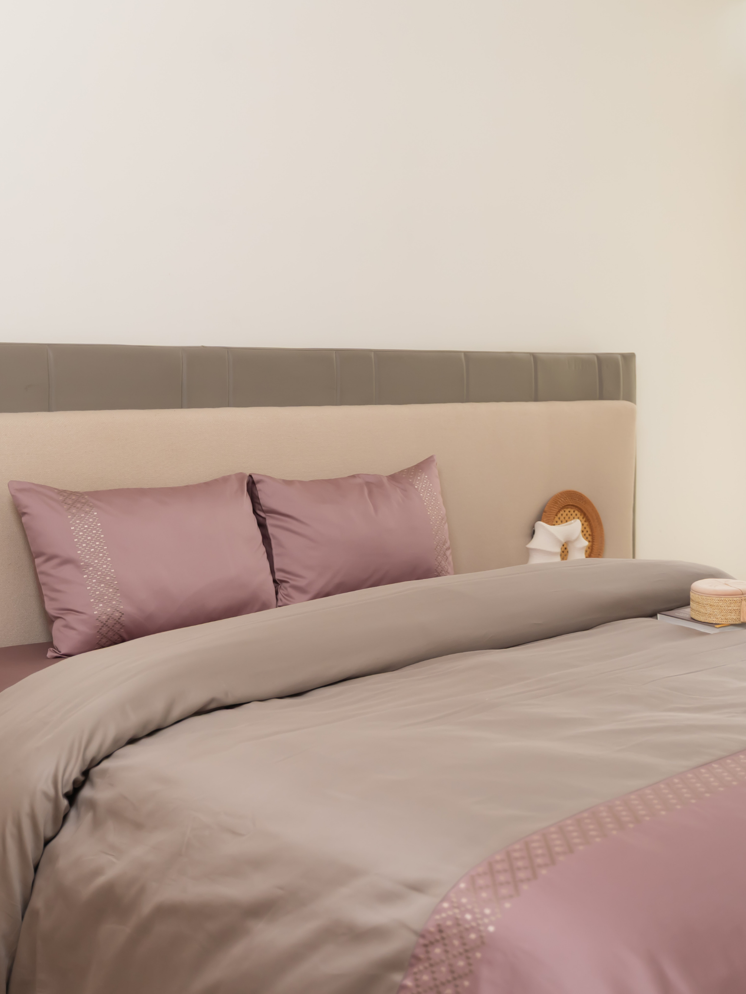 Tessa Old Rose Olive Grey Dreams Duvet Cover Set