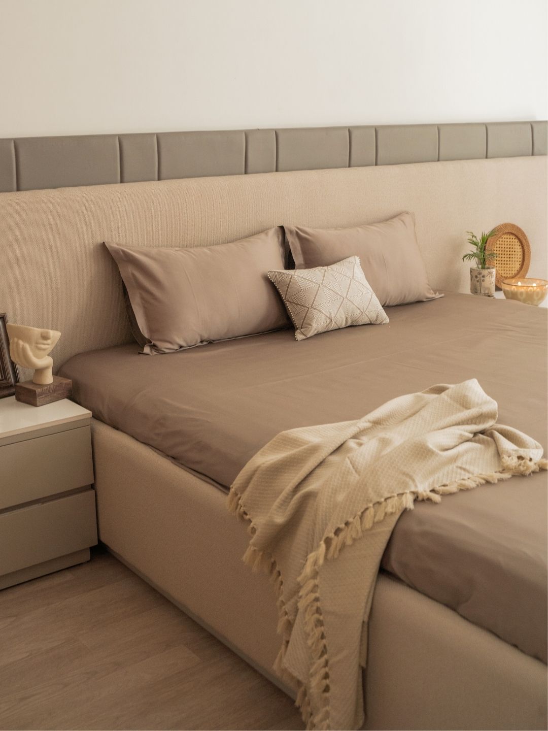 Cascade Mocha Treasure Bedsheet Set