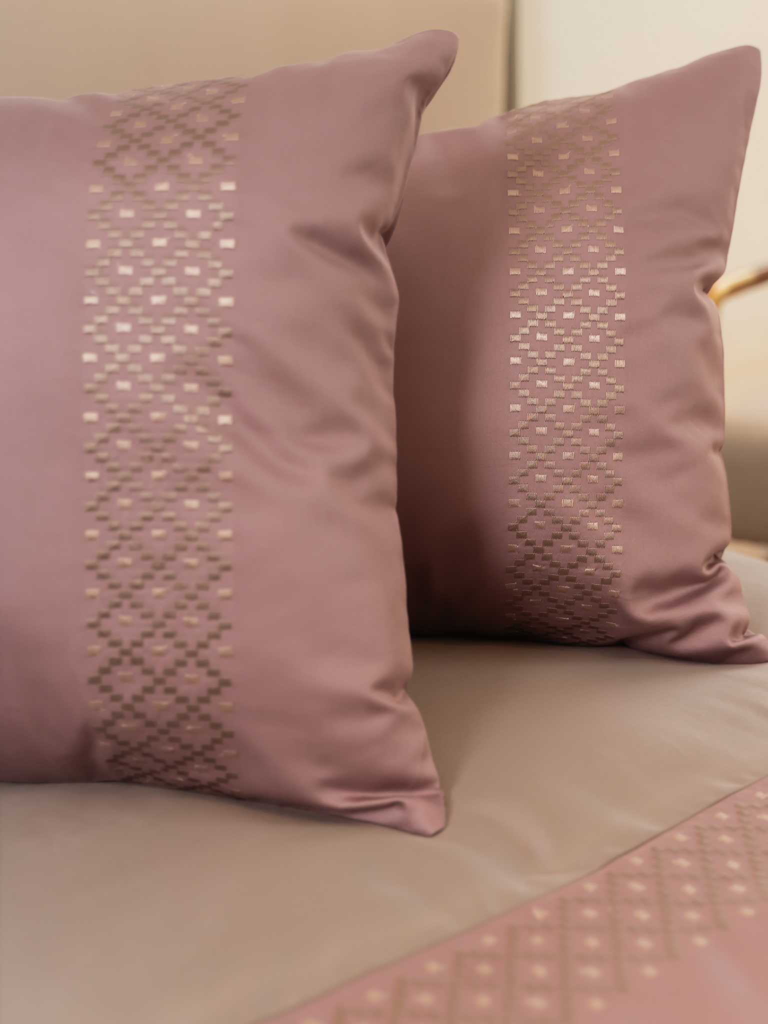 Tessa Old Rose Olive Grey Dreams Duvet Cover Set