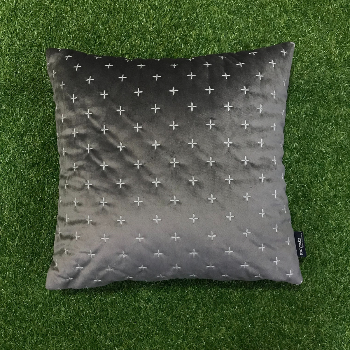 Staron Dark Grey Velvet Trousseau Set (13 PC Set)