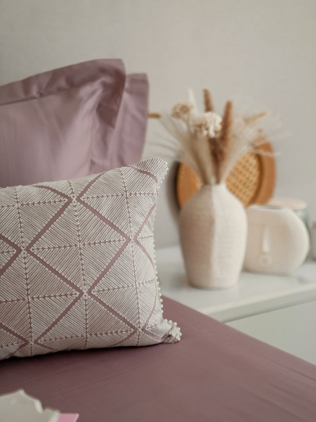 Cascade Old Rose Treasure Bedsheet Set