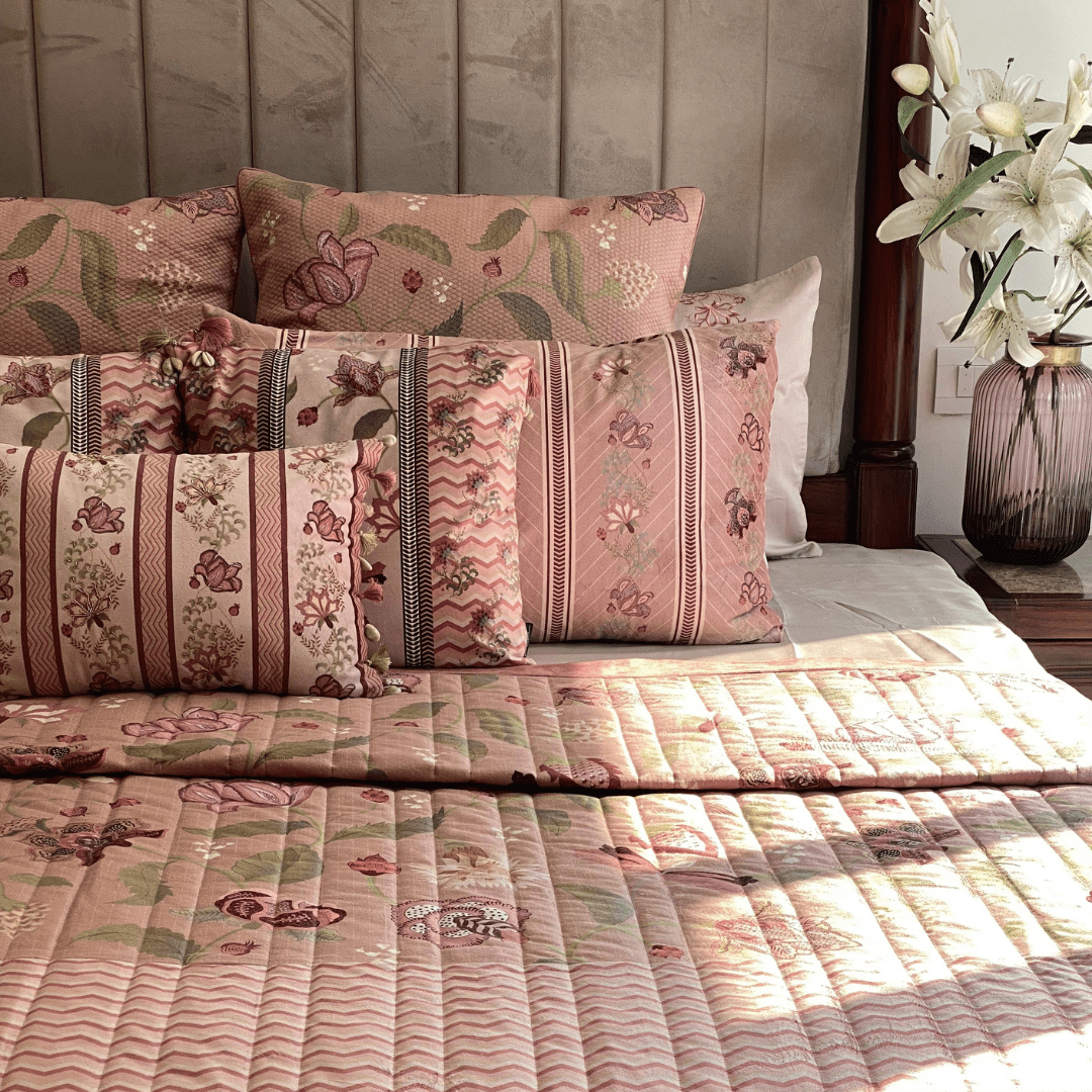 Gulzar Blush Trousseau Set (15 PC Set)