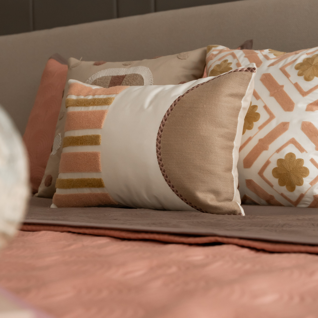 Candy Land Coral and Taupe Kids Bedding Set (10 PC Set)