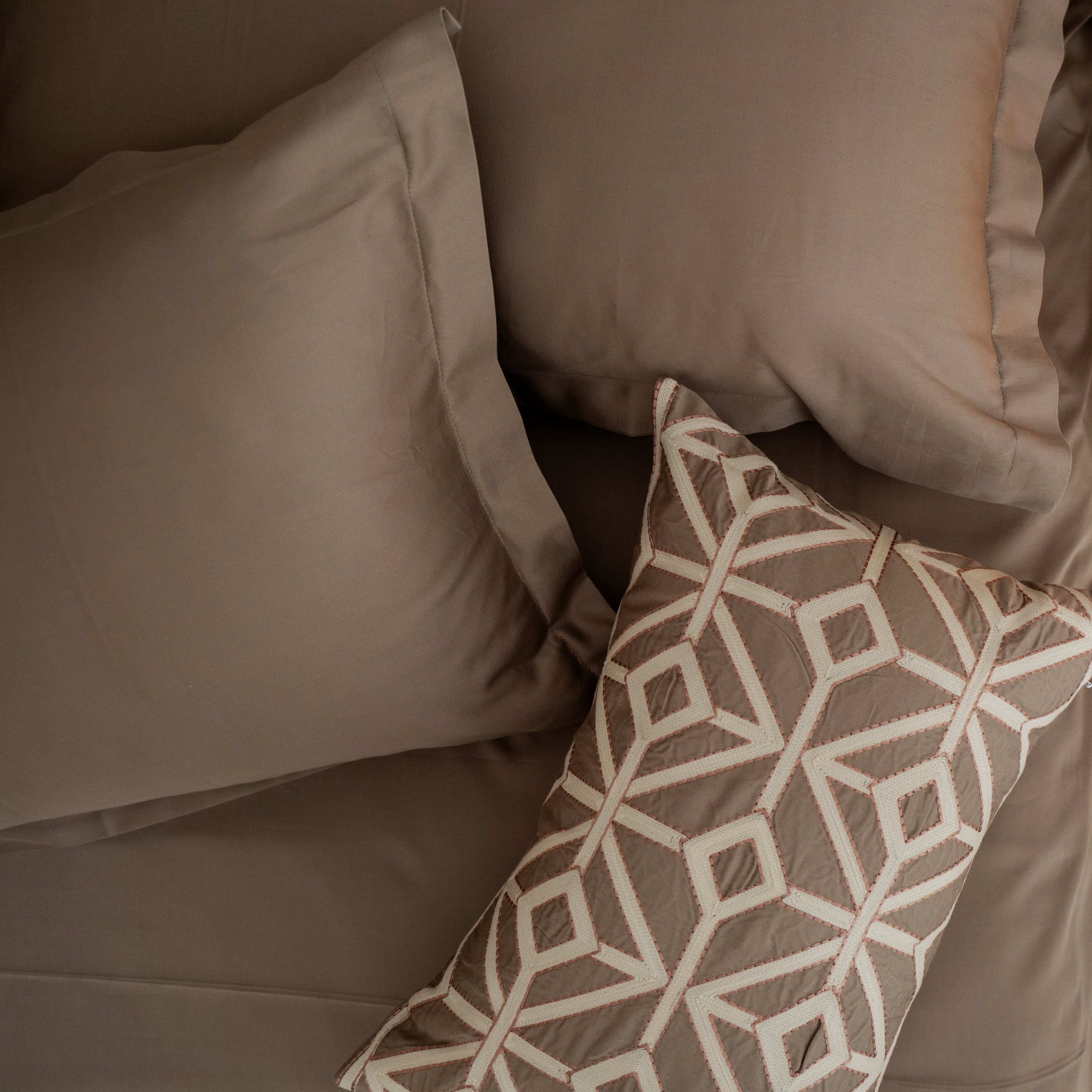 Azure Mocha Treasure Bedsheet Set