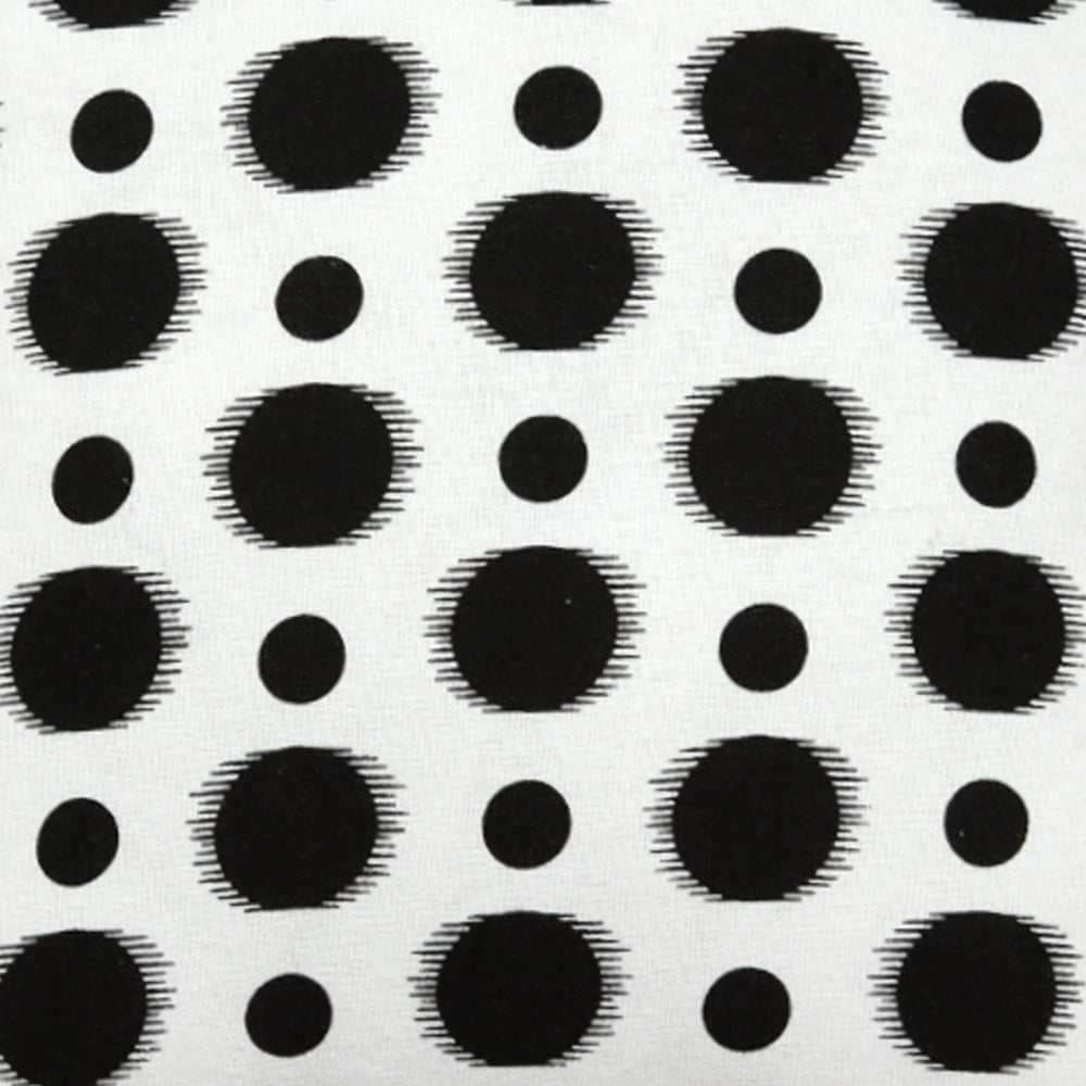 Black & White Screen Printed Cushion Cover 16x16 Geometric Cotton Cushion Cover…