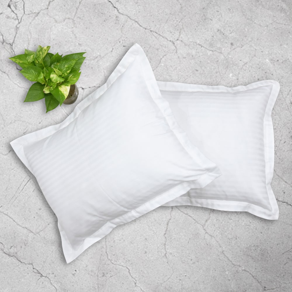 Cotton Stripe Pillow Cover 21x 27 Inches