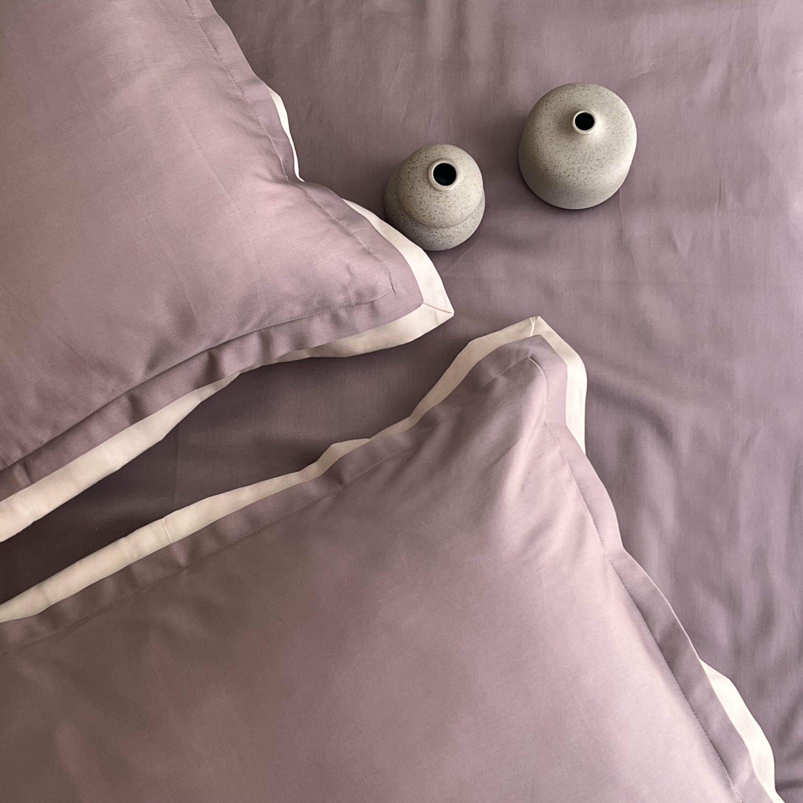 Old Rose Buff Duplex Pillow Covers (Set of 2)