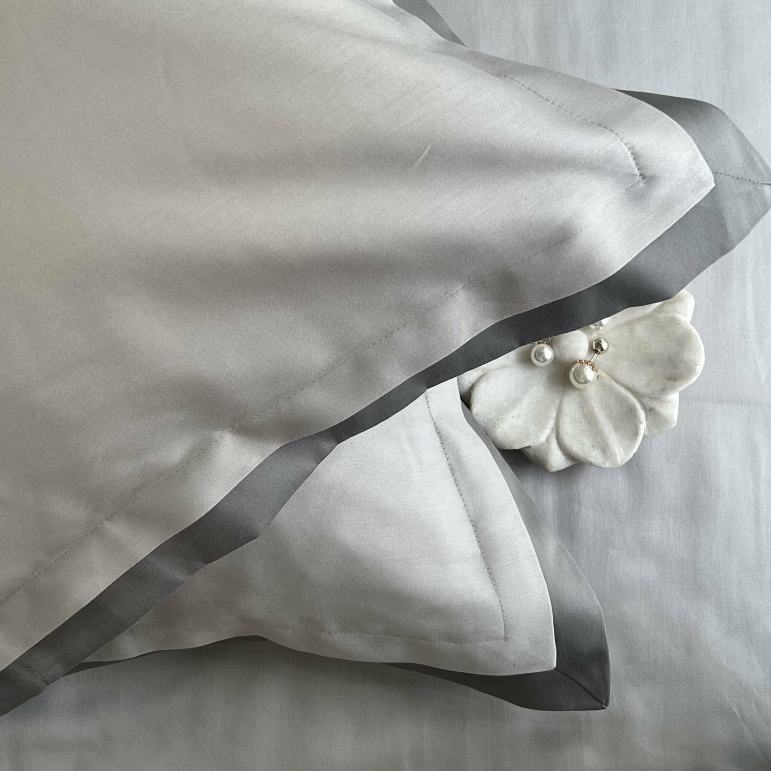 Pearl Grey Slate Duplex Bedsheet