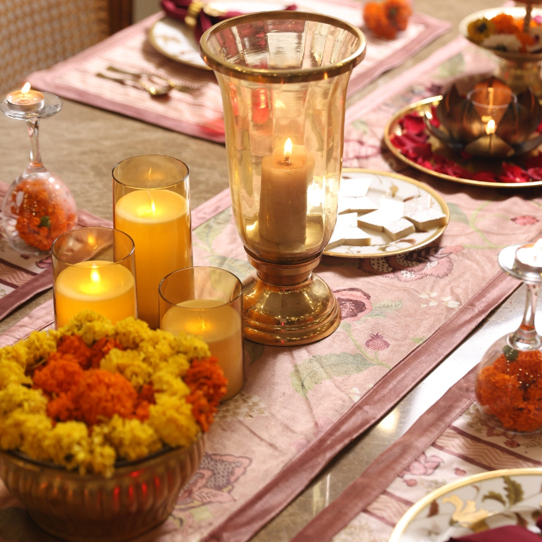 Culinary Elegance Printed Velvet Table Runner