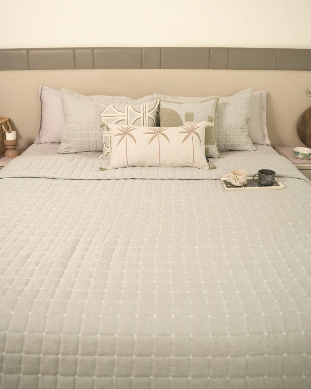 Elan Grey Bedding Set (11 PC Set)