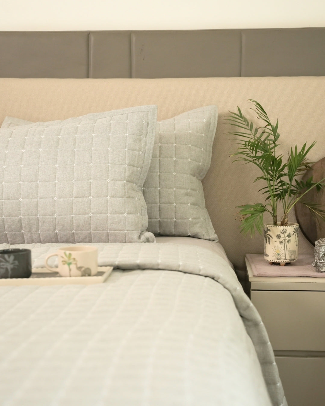 Elan Grey Bedding Set (11 PC Set)