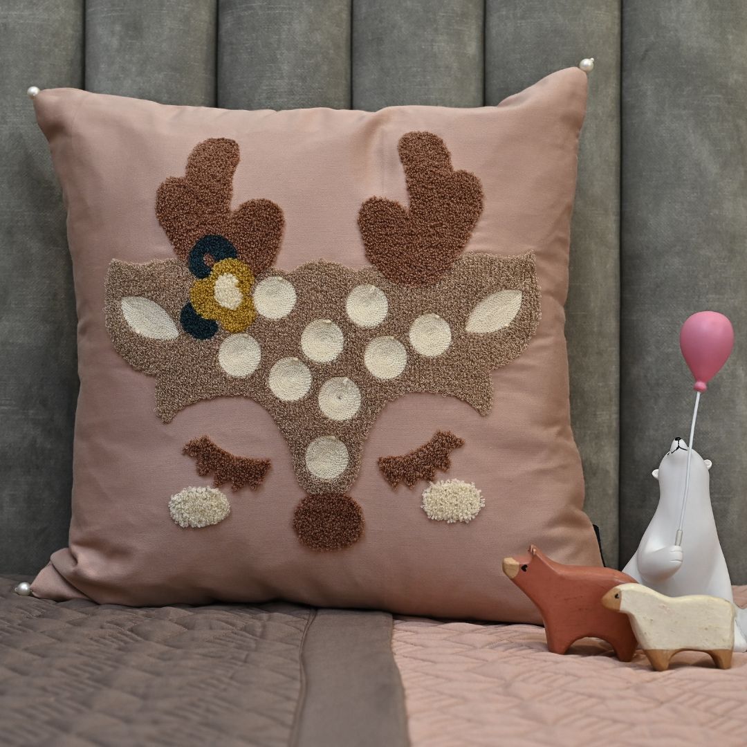Baa Baa Boutique Rose and Taupe Kids Bedding Set (10 PC Set)