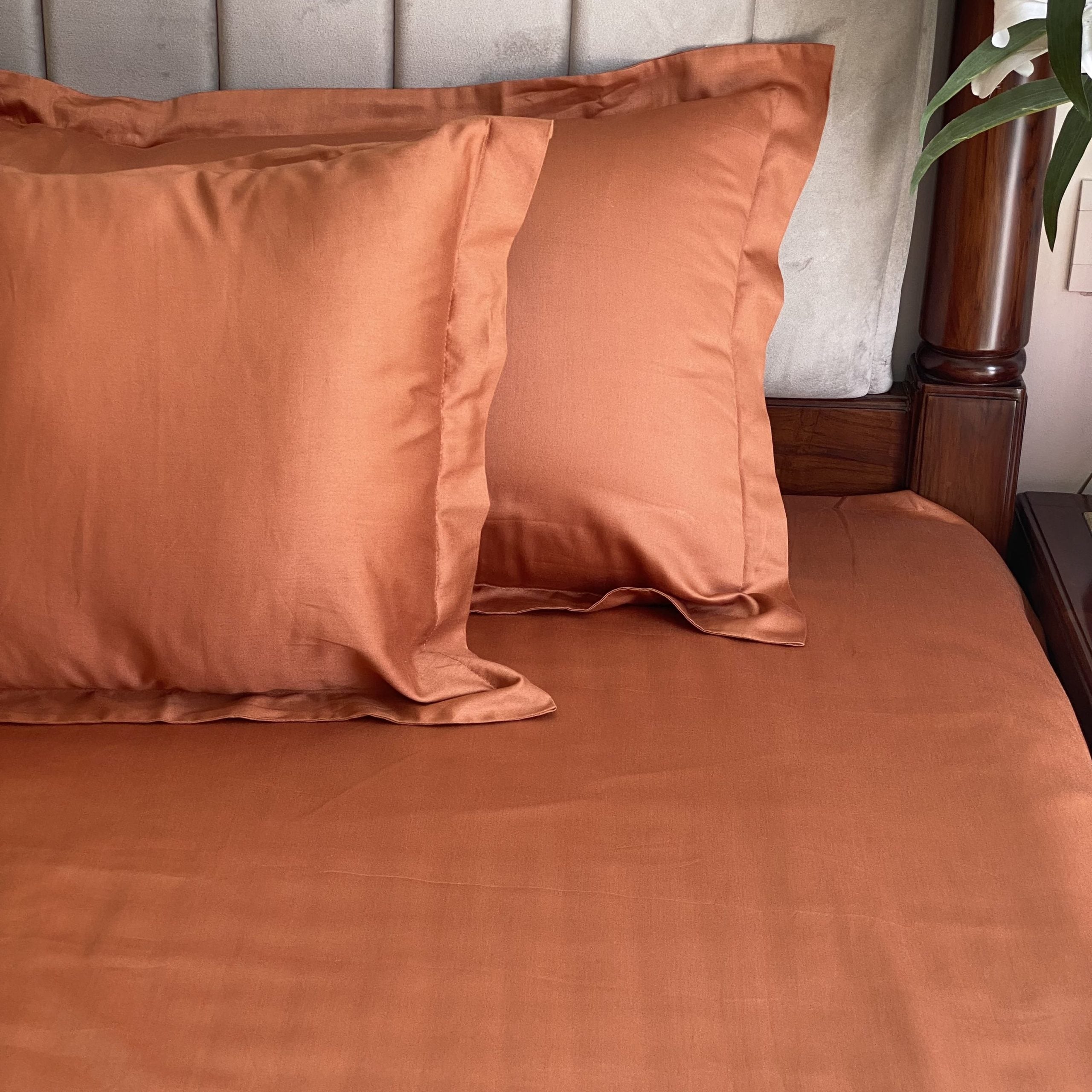Luxe Rust Bedsheet