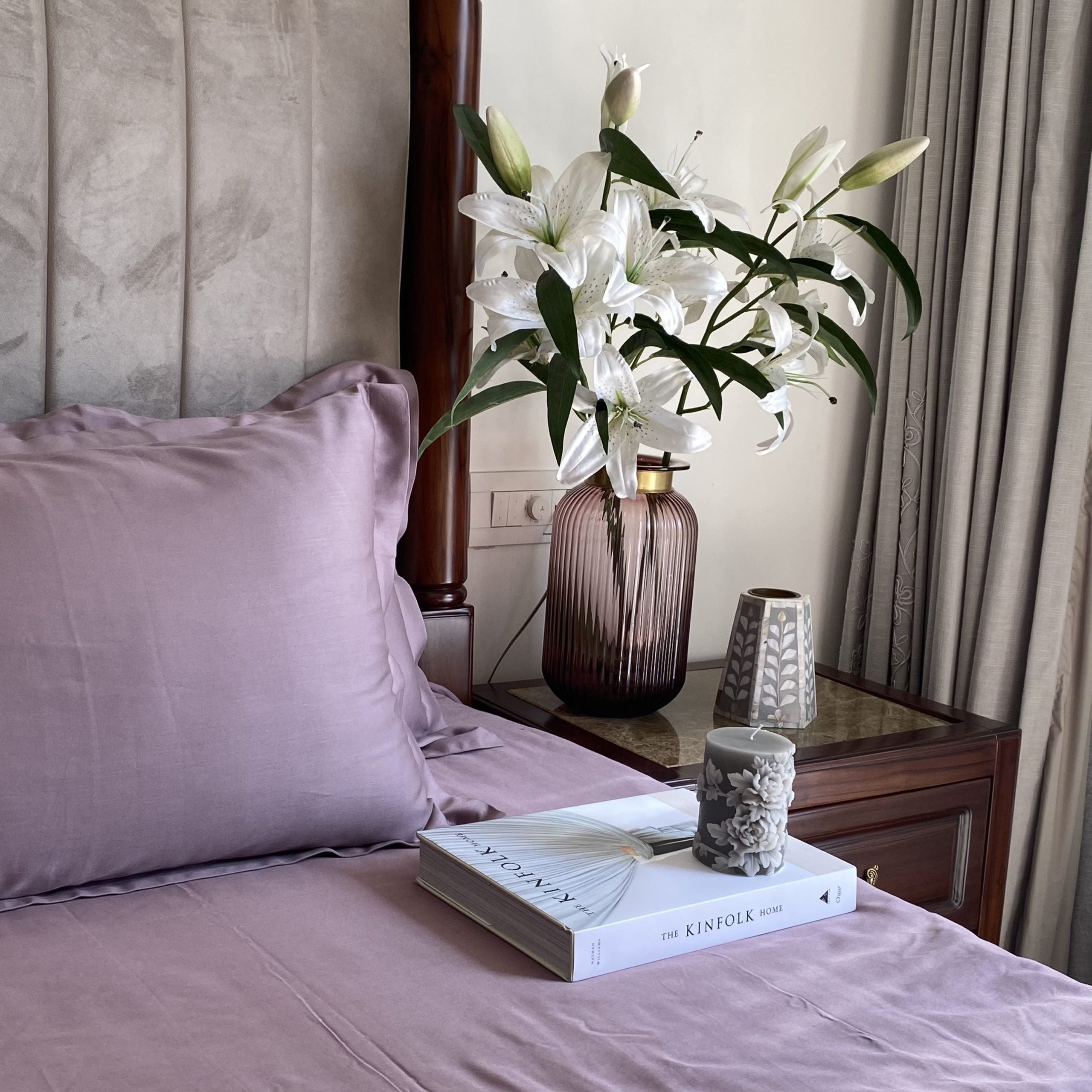 Luxe Old Rose Bedsheet