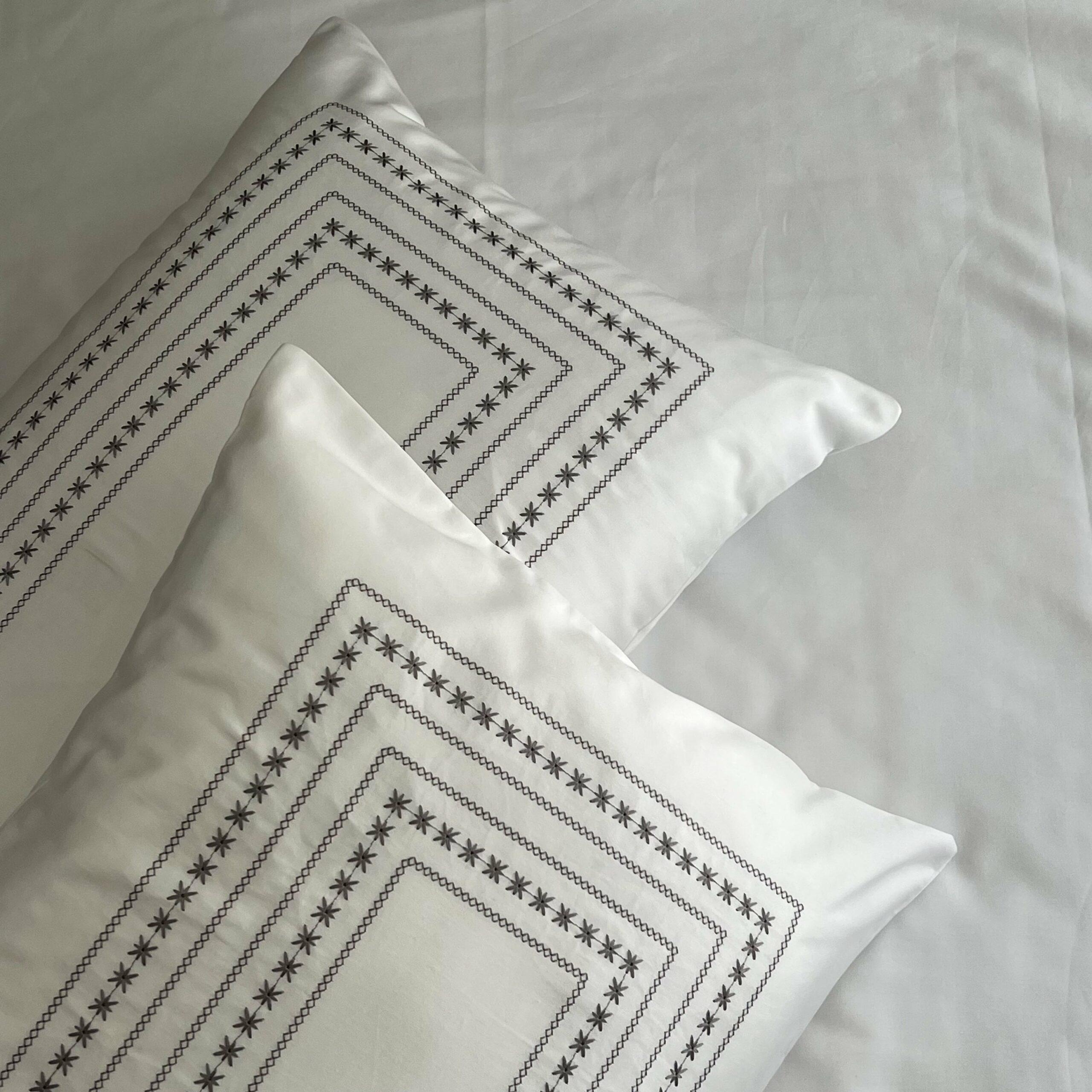 Minisol White Pillow Covers (Set of 2)