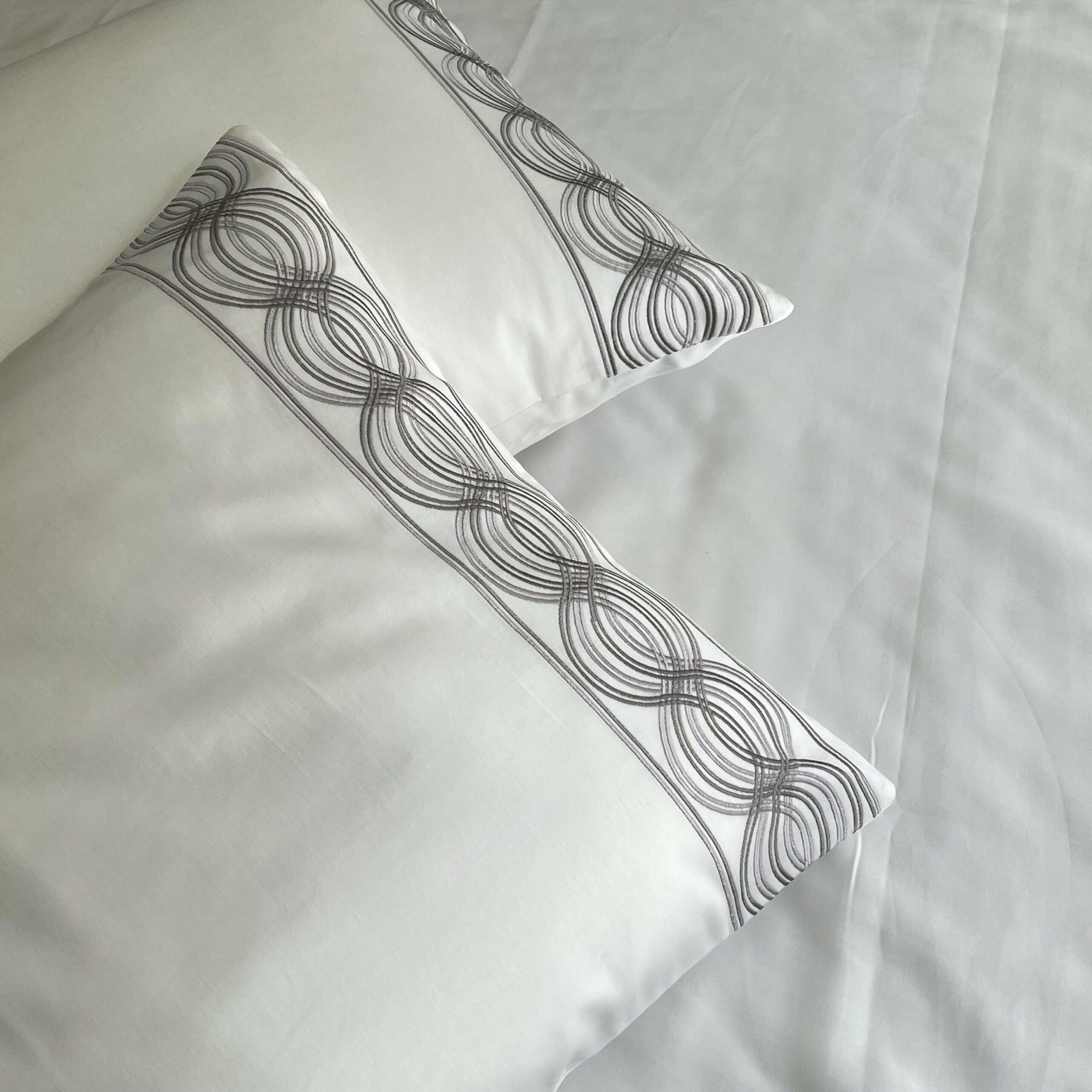 Surge White Pillow Covers (Set of 2)