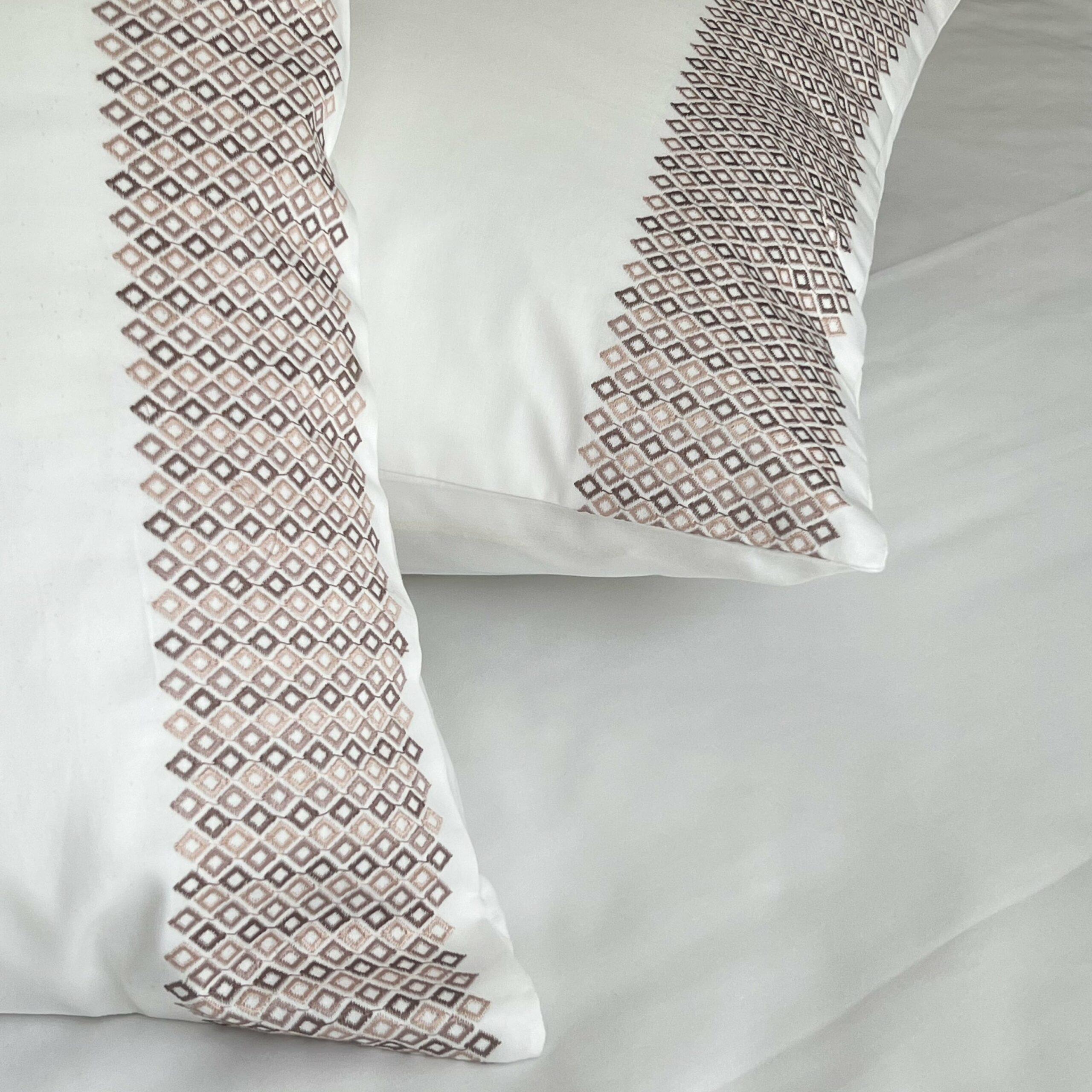 Glory White Pillow Covers (Set of 2)
