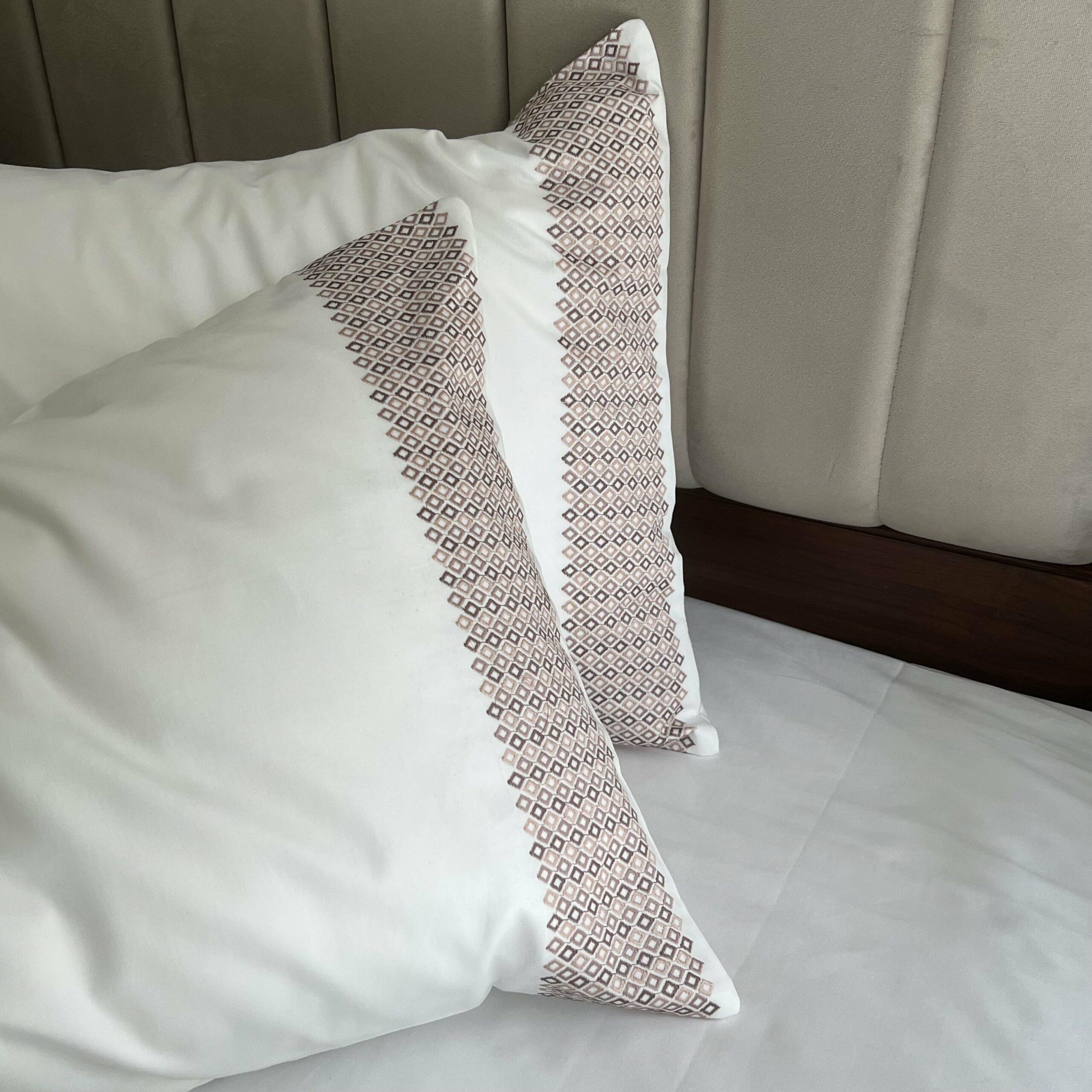 Glory White Pillow Covers (Set of 2)