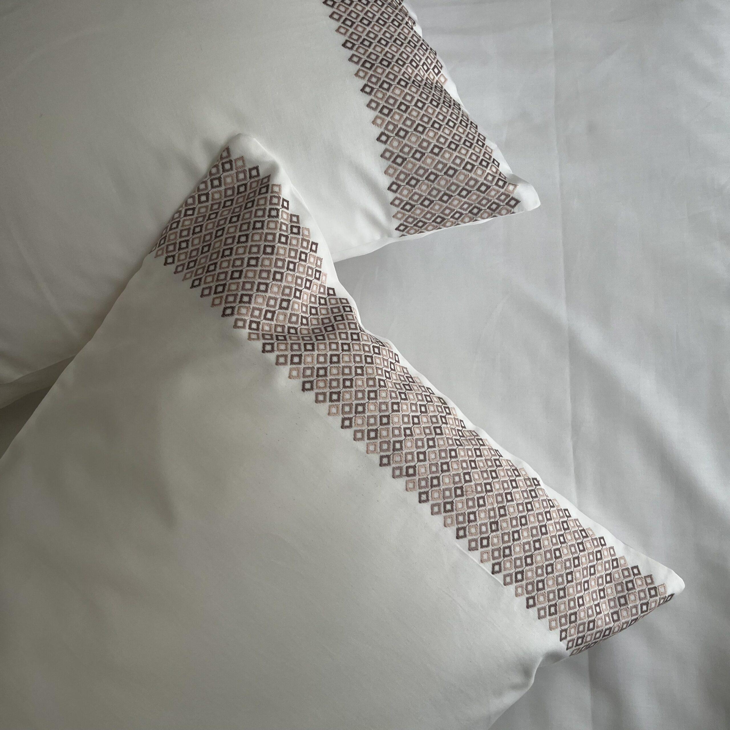 Glory White Pillow Covers (Set of 2)