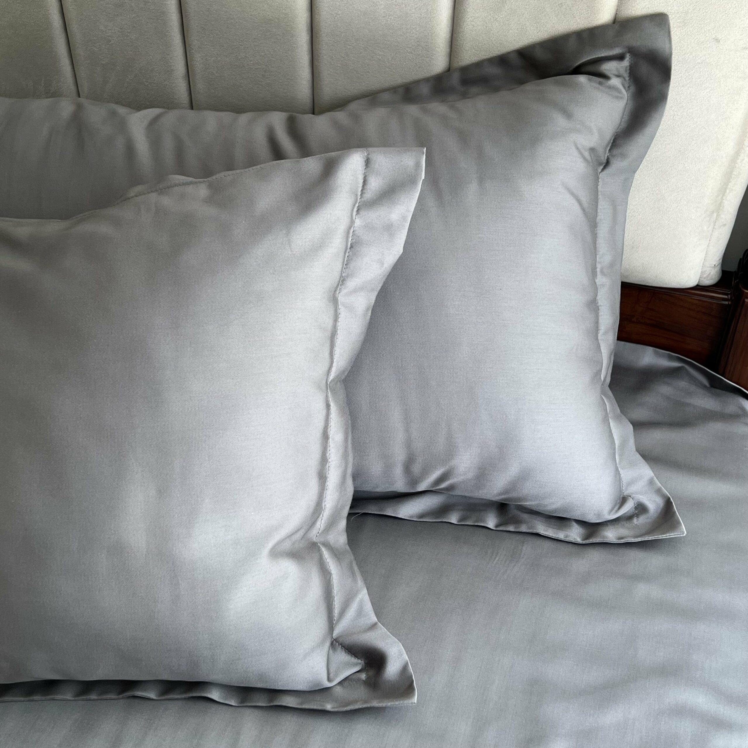 Sadyaska Elephant Grey Pillow Covers (Set of 2)