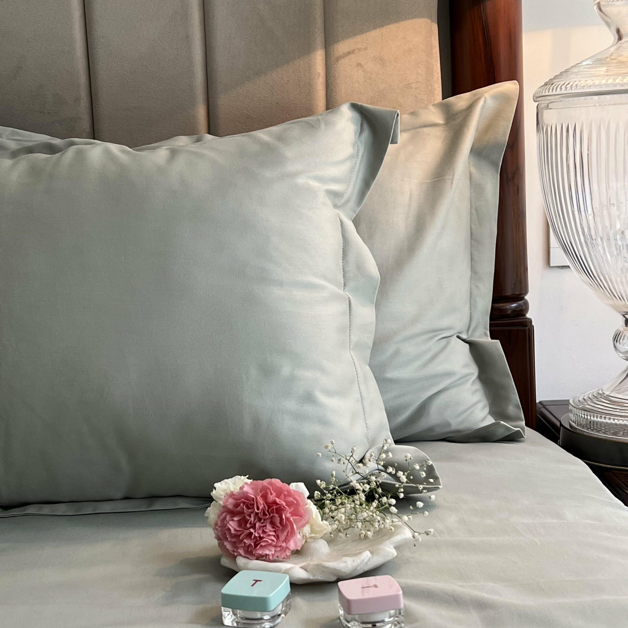 Sadyaska Sage Green Pillow Covers (Set of 2)