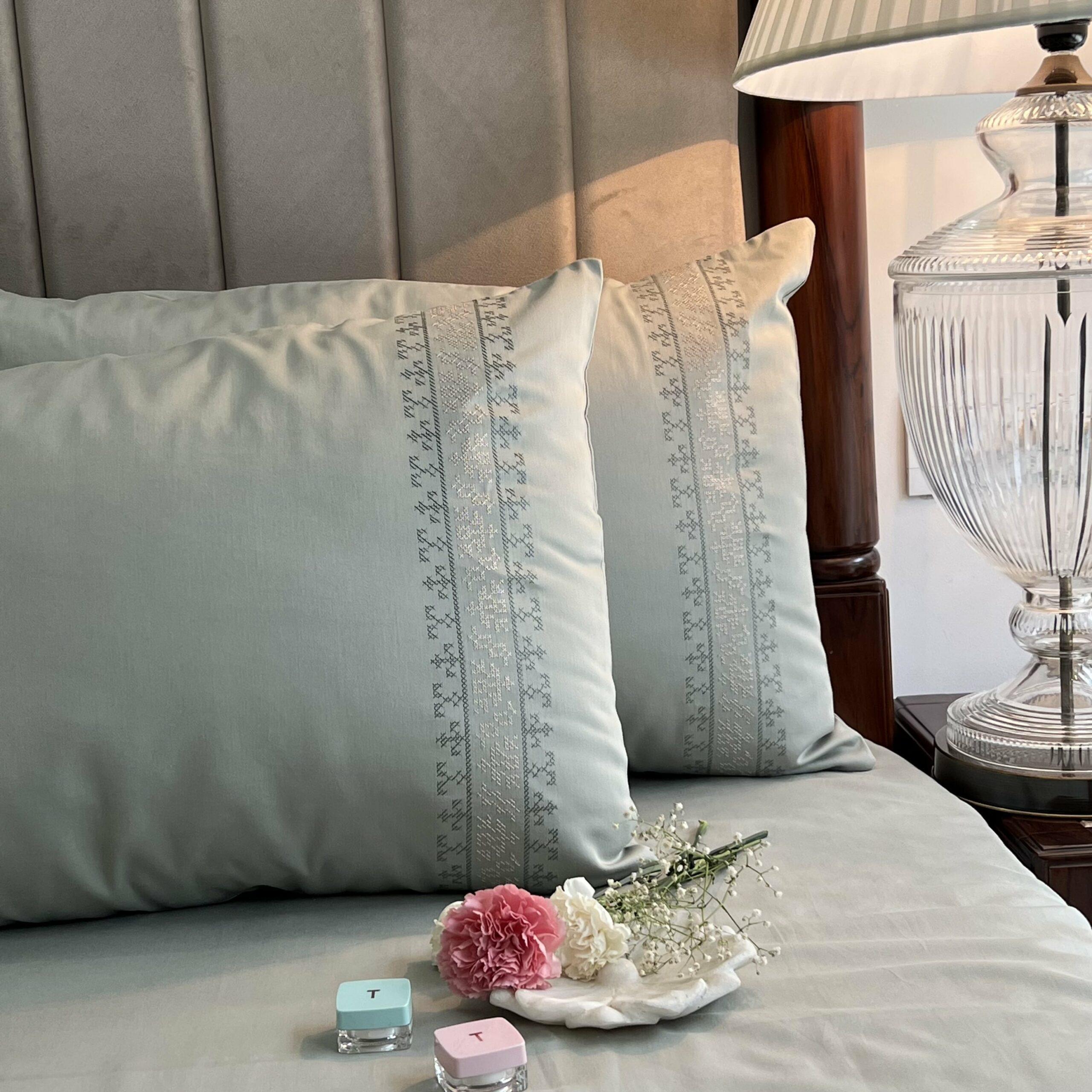 Delight Sage Green Dreams Pillow Covers (Set of 2)