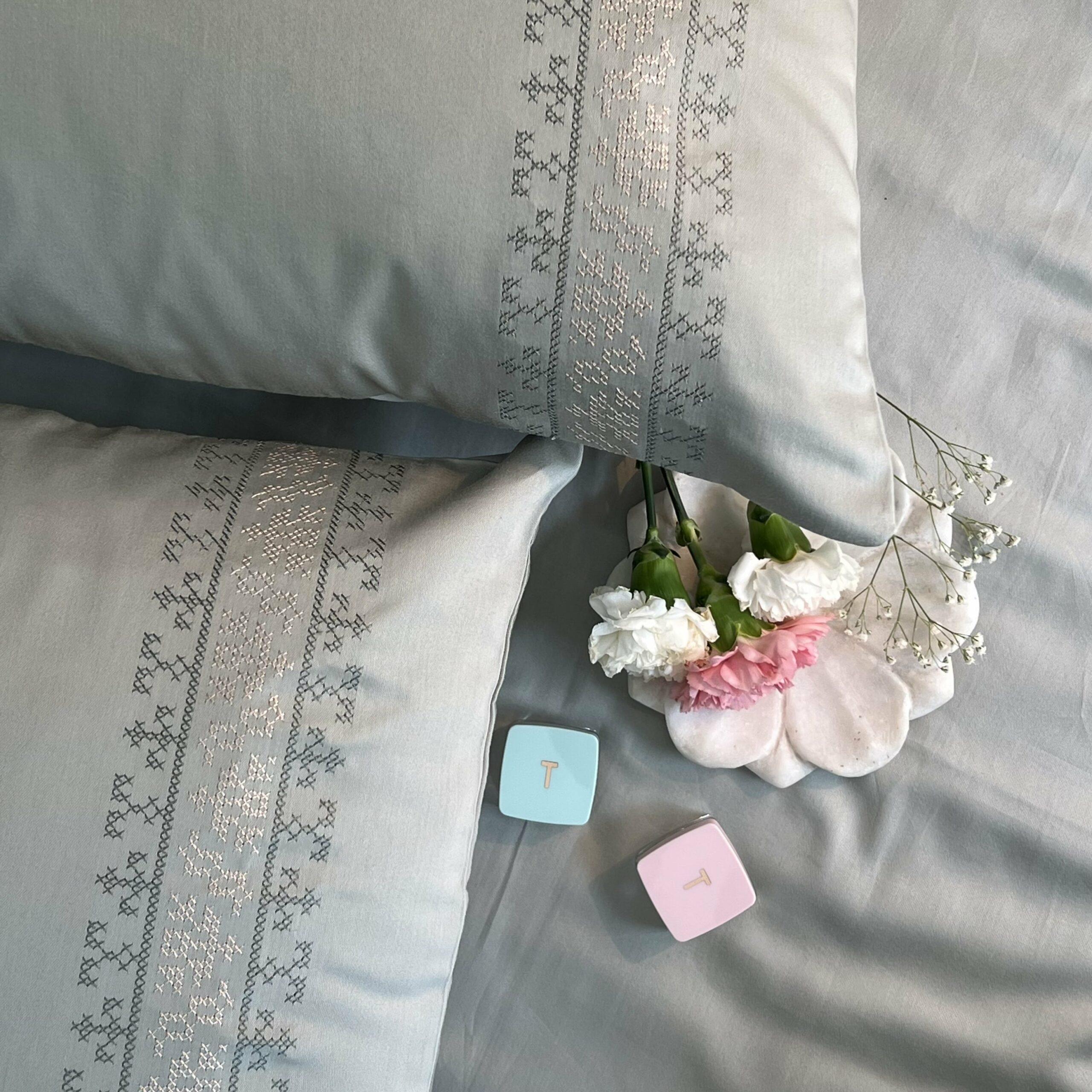 Delight Sage Green Dreams Pillow Covers (Set of 2)