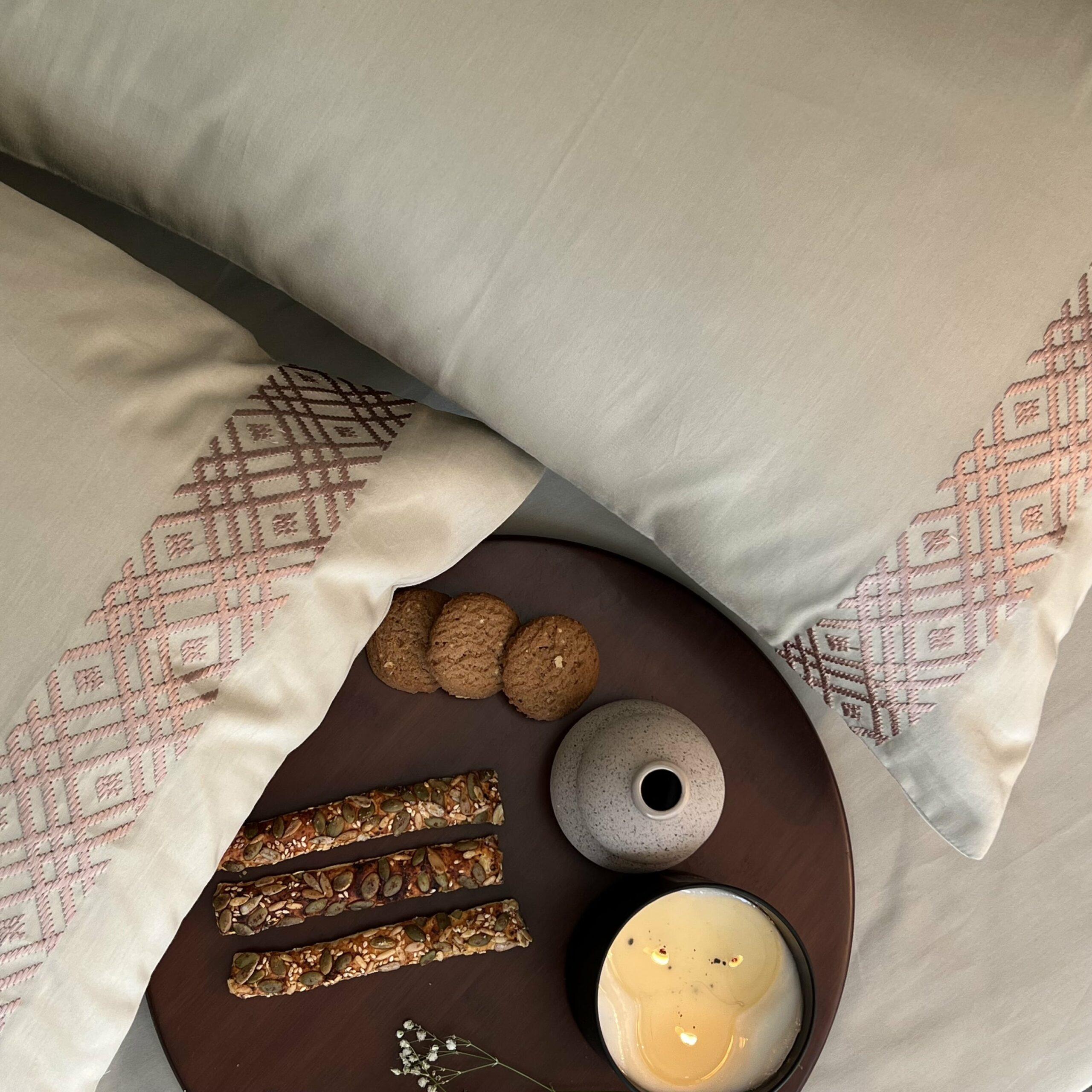 Classic Beige Dreams Pillow Covers (Set of 2)
