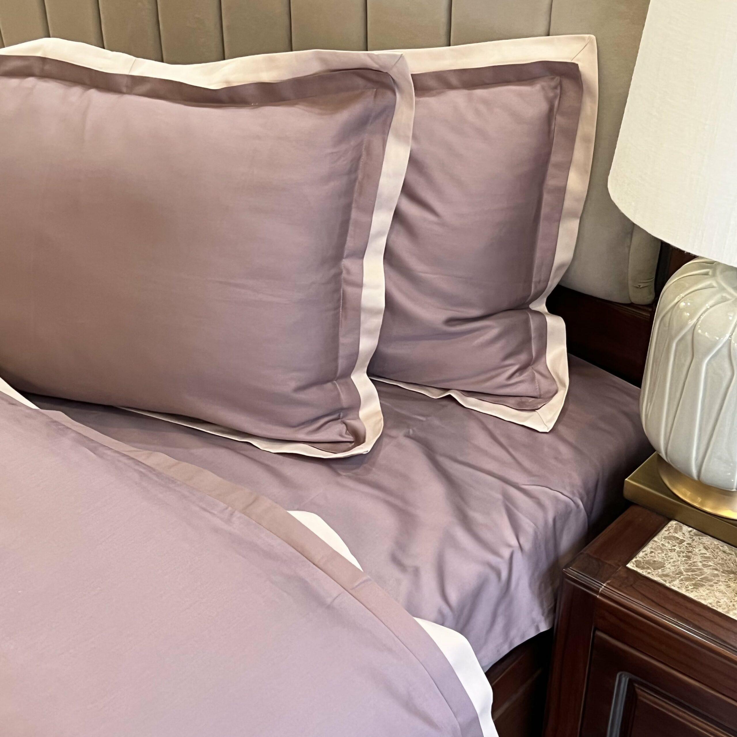 Old Rose and Buff Duplex Duvet Cover Set