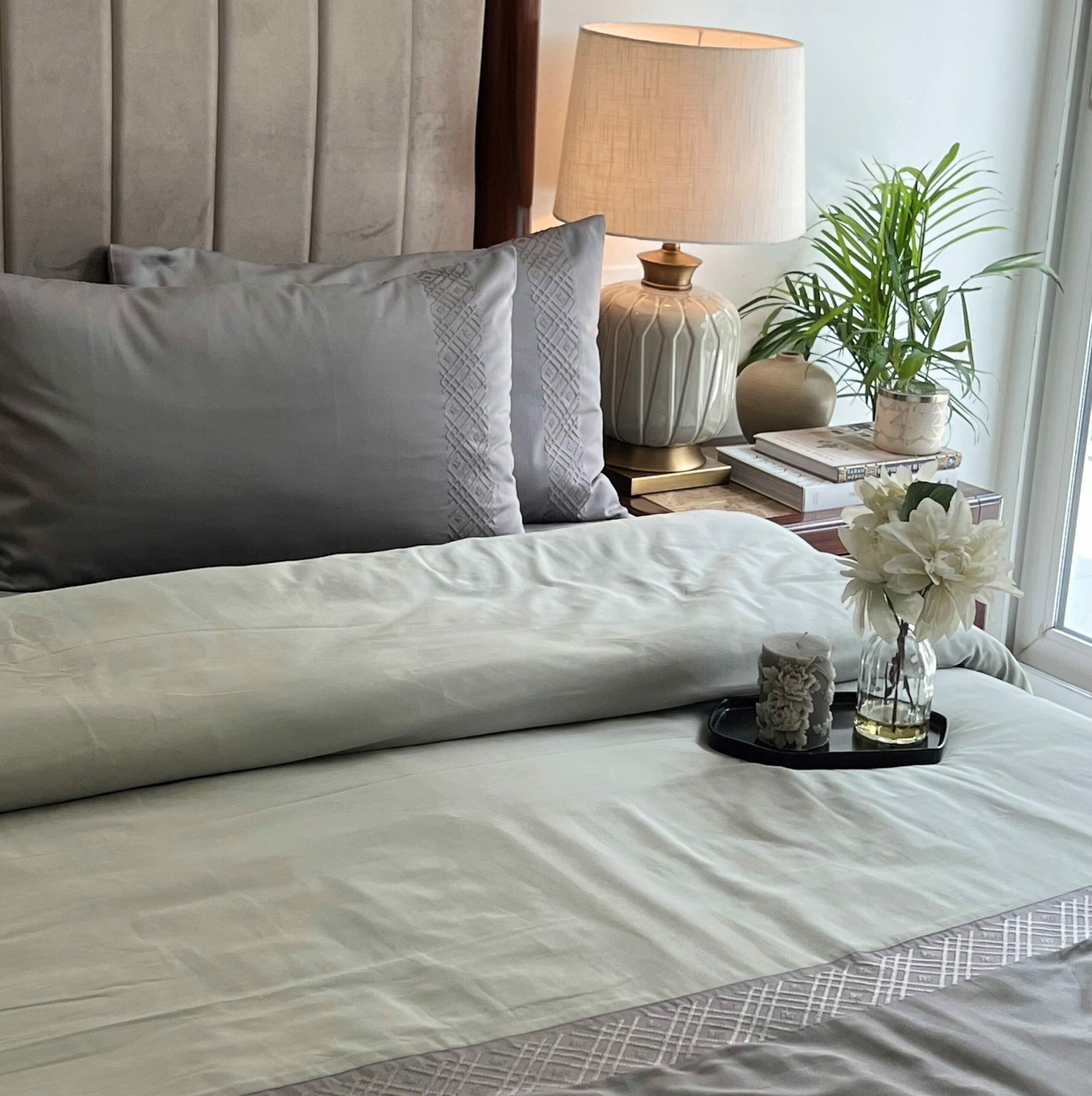 Classic Sage Green Slate Dreams Duvet Cover