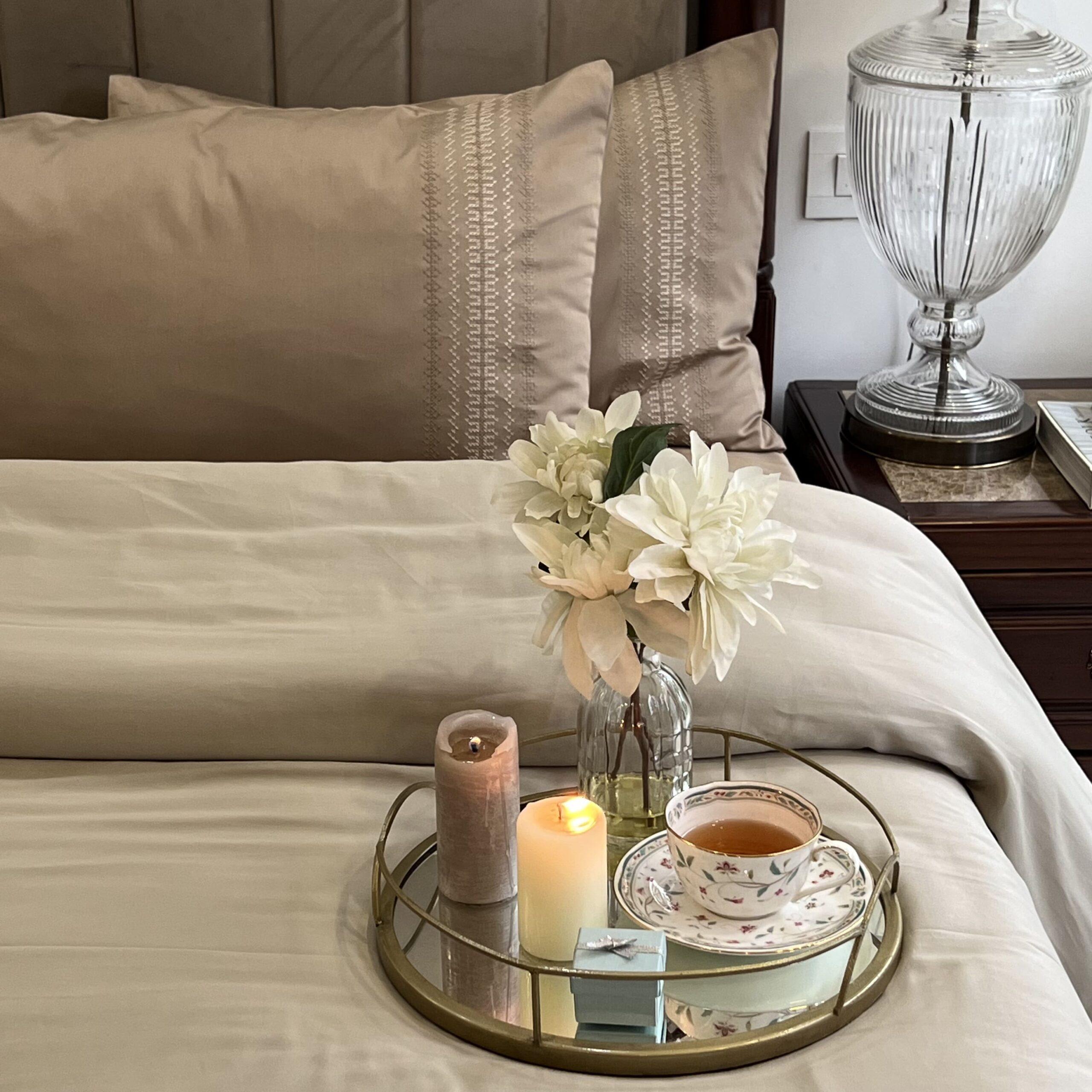 Pristine Sand Beige Dreams Duvet Cover