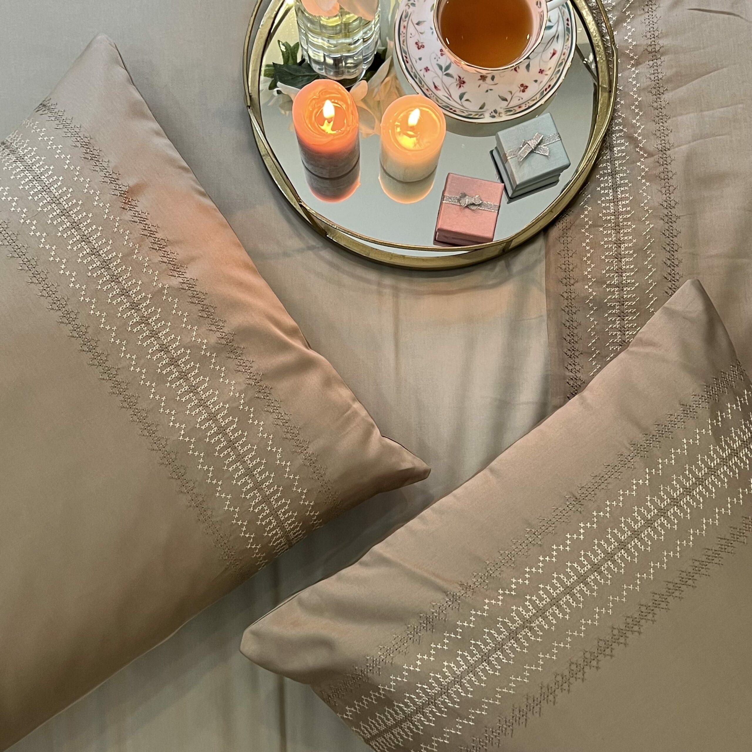 Pristine Sand Beige Dreams Duvet Cover