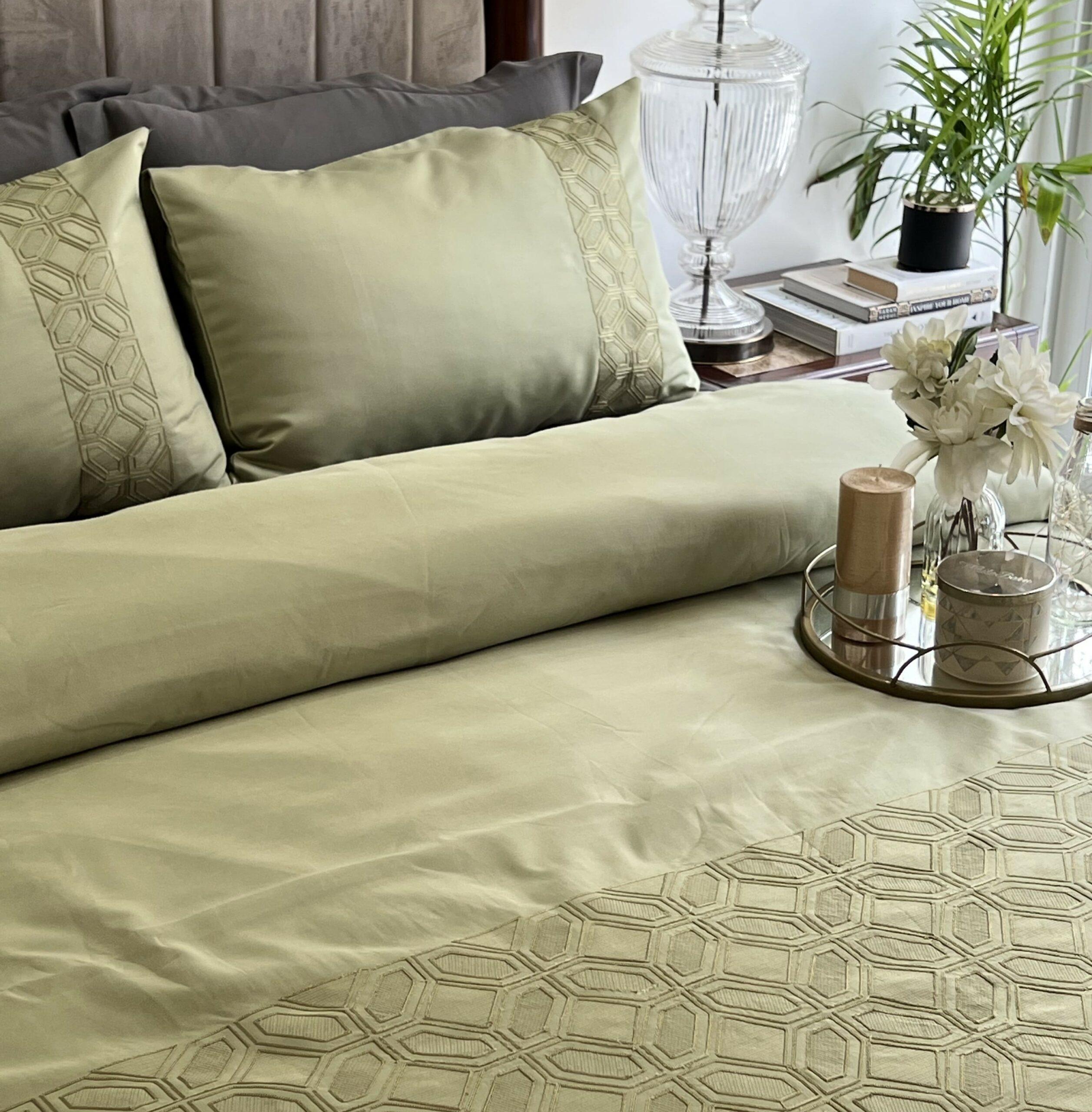 Arc Lime Green Syona Duvet Cover Set