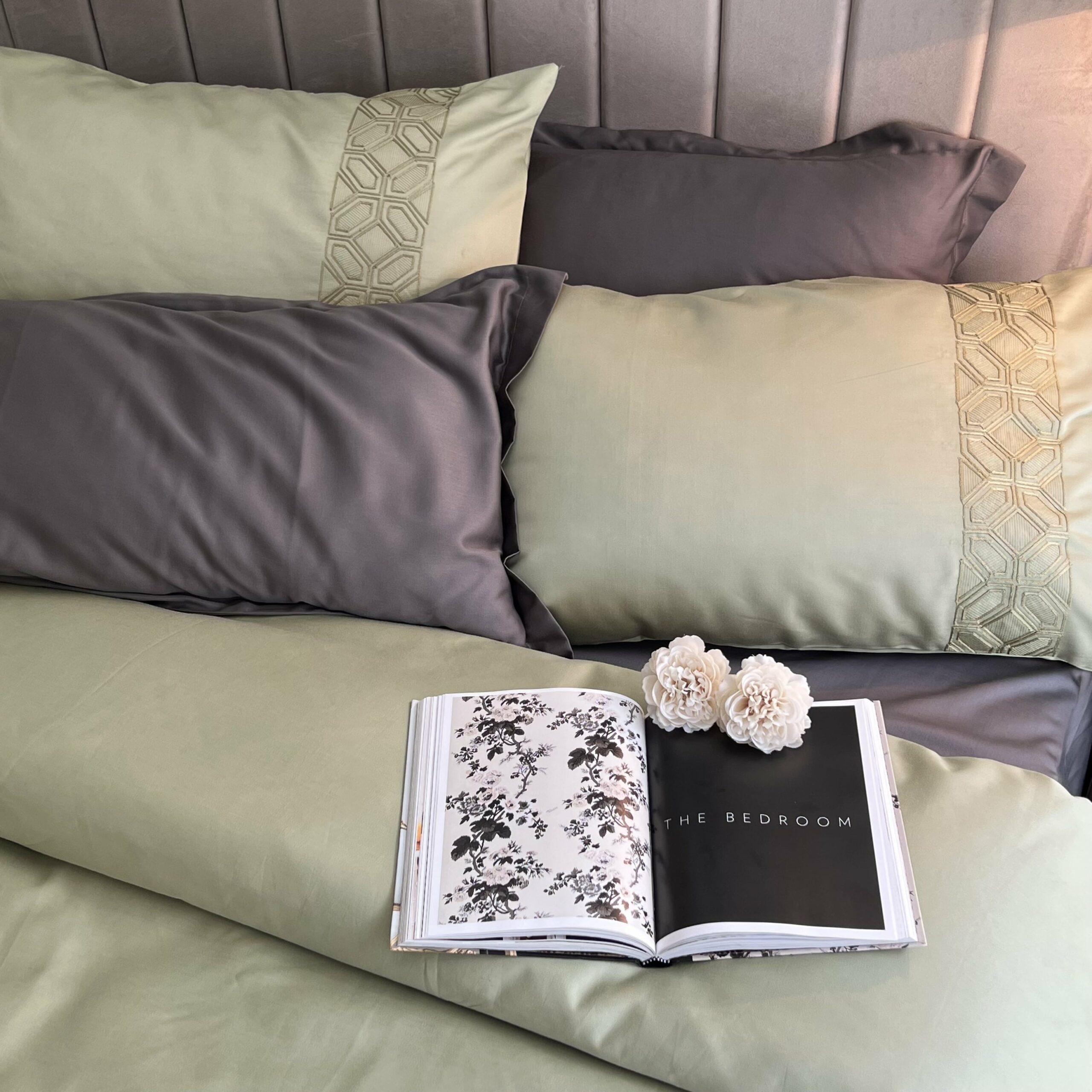 Arc Lime Green Syona Duvet Cover Set