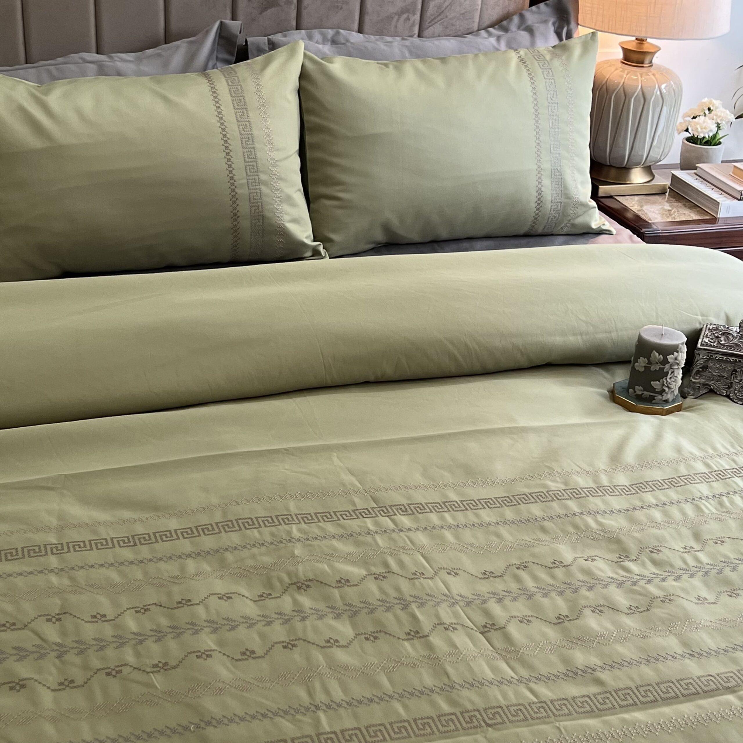 Lucas Lime Green Syona Duvet Cover Set